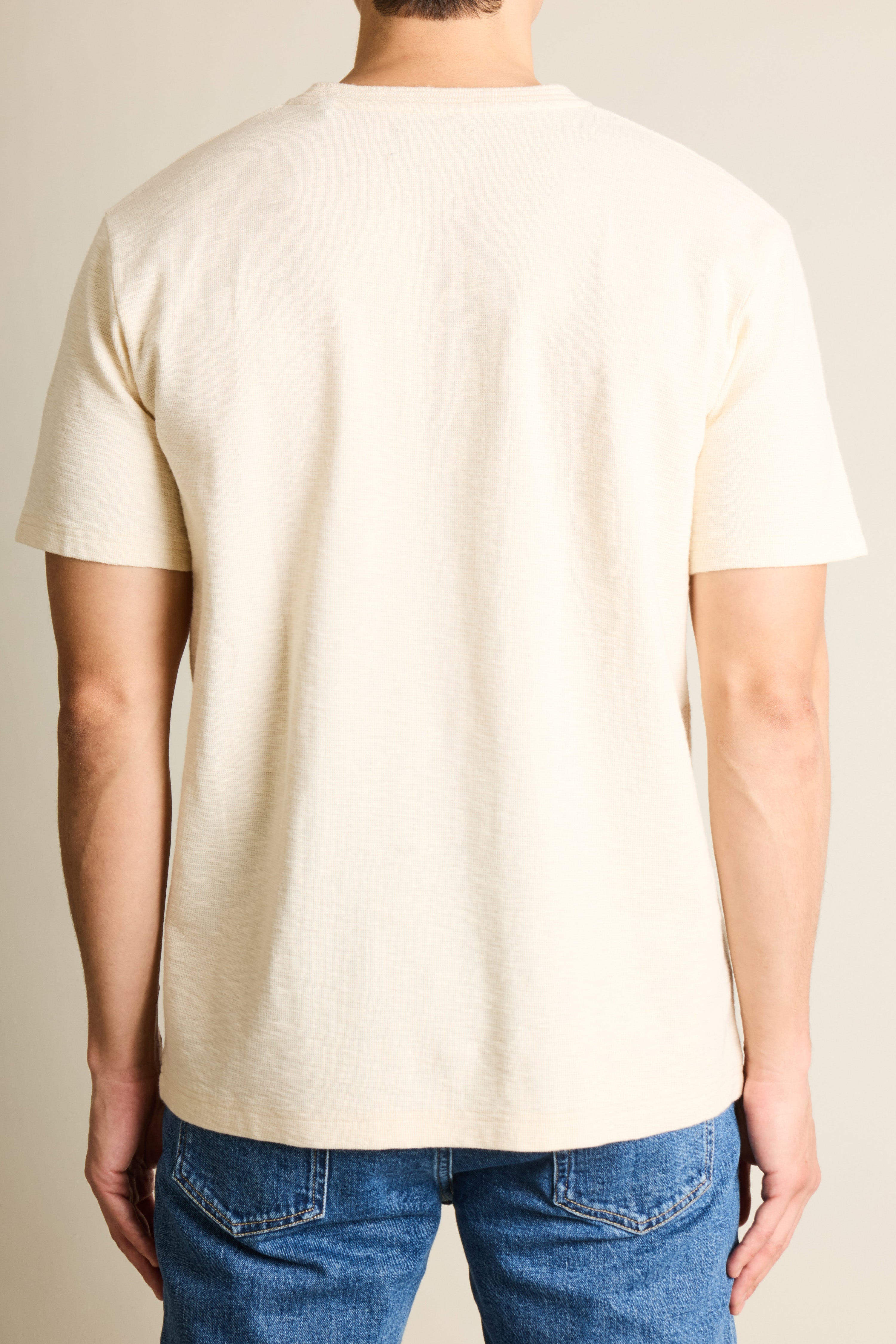 le-pantalon-henley-cru-tee-shirt-coton-3-boutons image 4