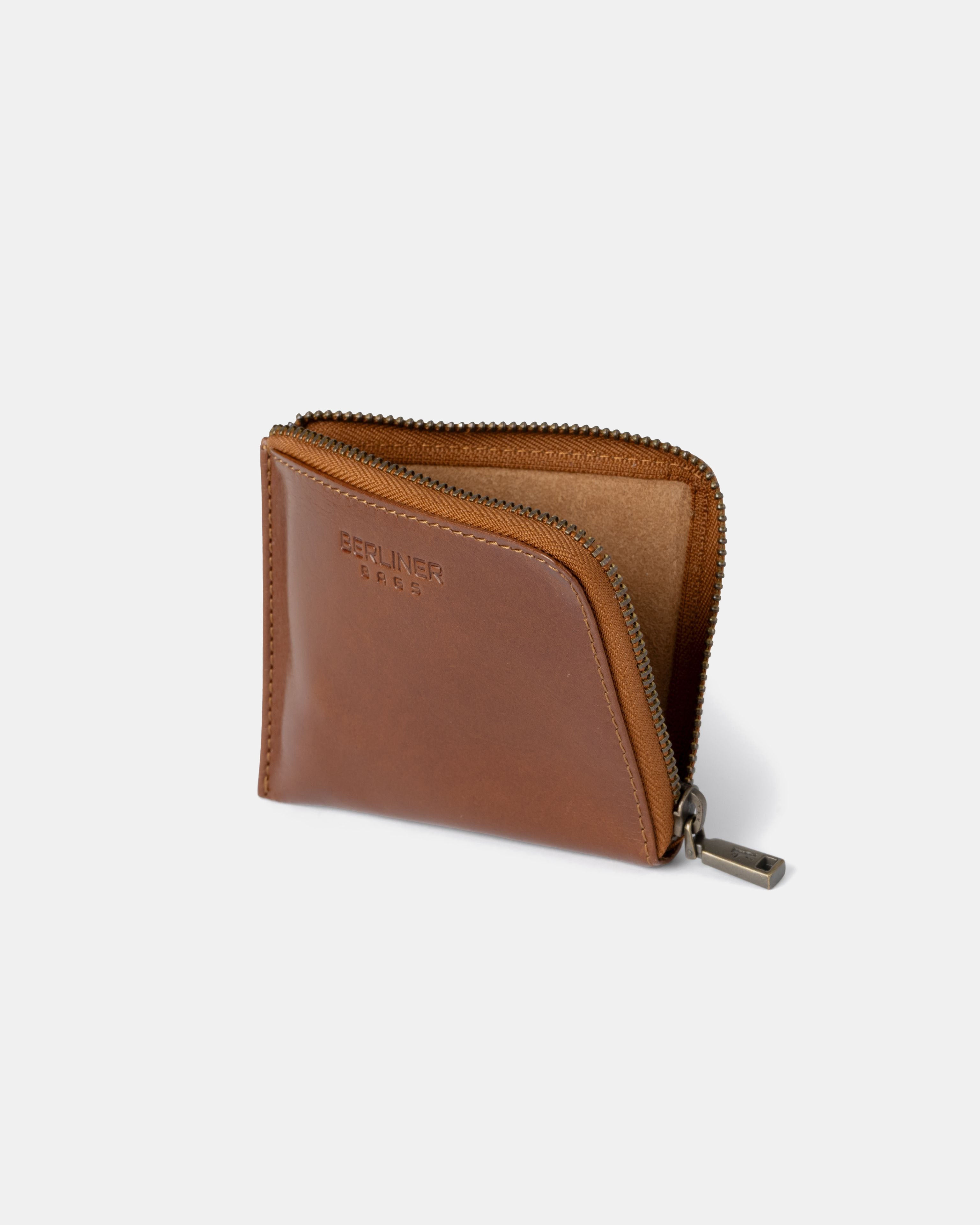 berliner-bags-mark-portefeuille-zip-cuir-cognac-mini image 7