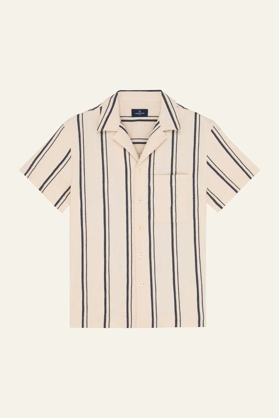 le-pantalon-overshirts-chemise-ray-e-crue-coton-surchemise image 1