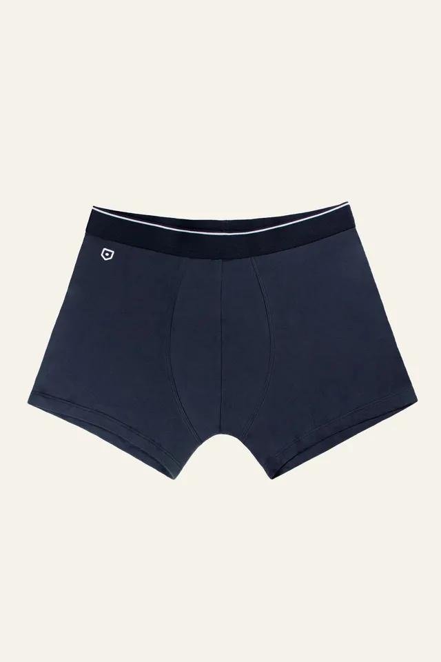 le-pantalon-boxer-boxer-bleu-marine-coton-stretch image 1