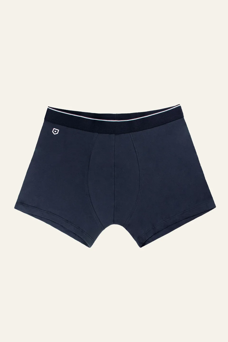 le-pantalon-boxer-boxer-bleu-marine-coton-stretch image 1