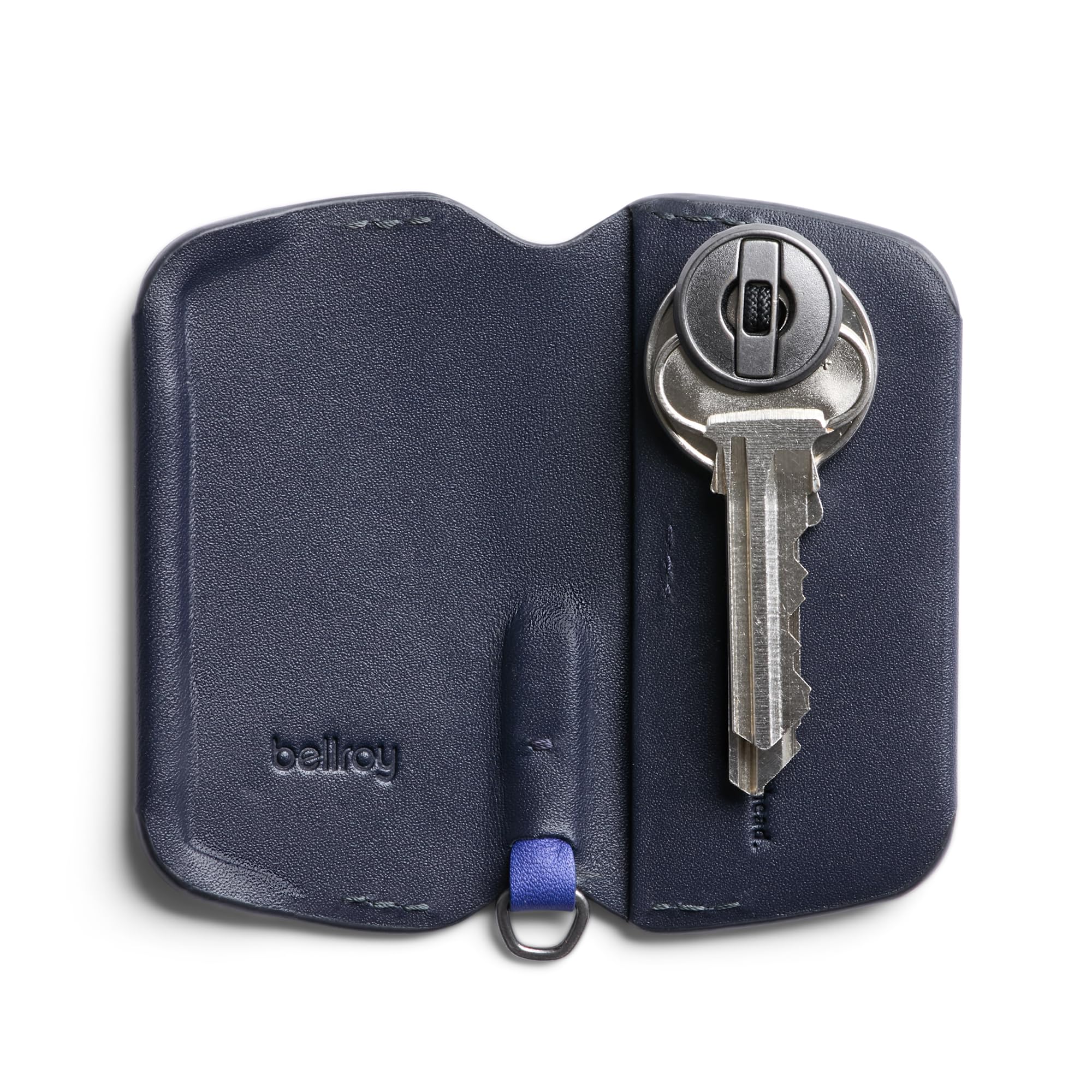 bellroy-key-cover-tui-porte-cl-s-cuir-navy-2-4-cl-s-magn-tique image 2