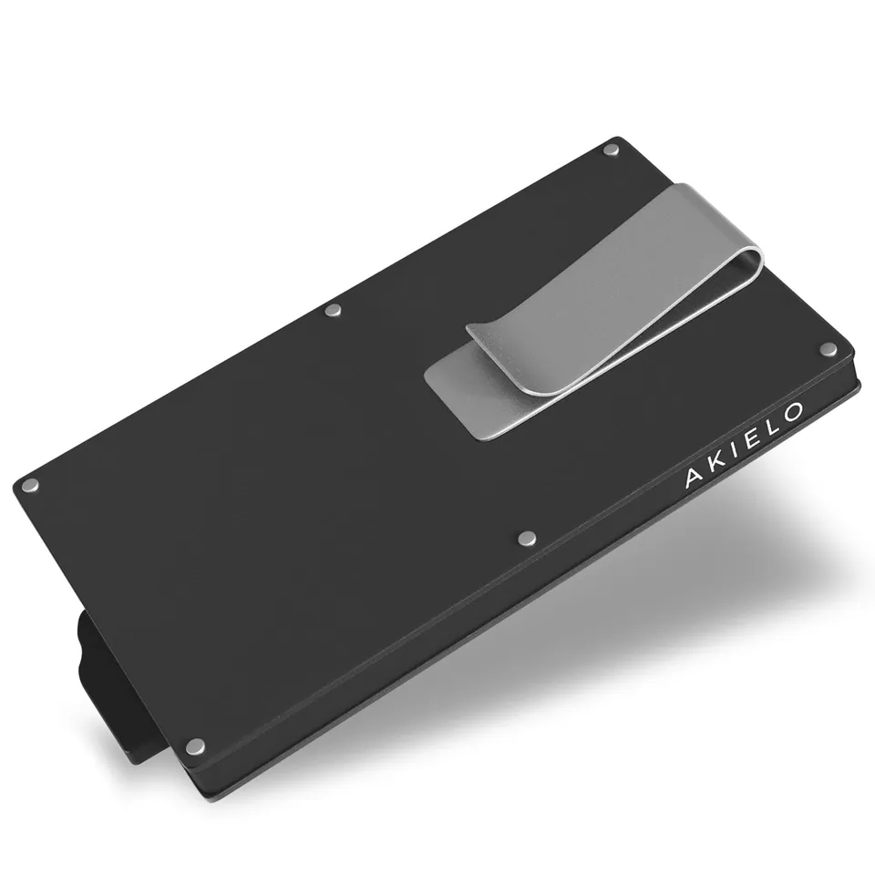 akielo-alpha-titanium-edition-portefeuille-money-clip-cuir image 1