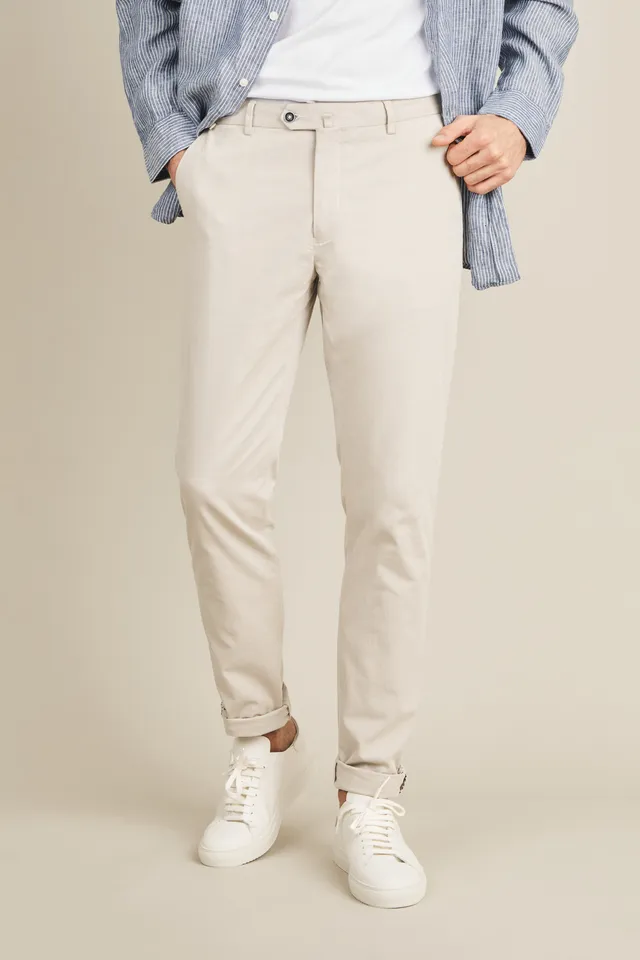 le-pantalon-chinos-homme-chino-a-rien-beige-coton-170g image 1