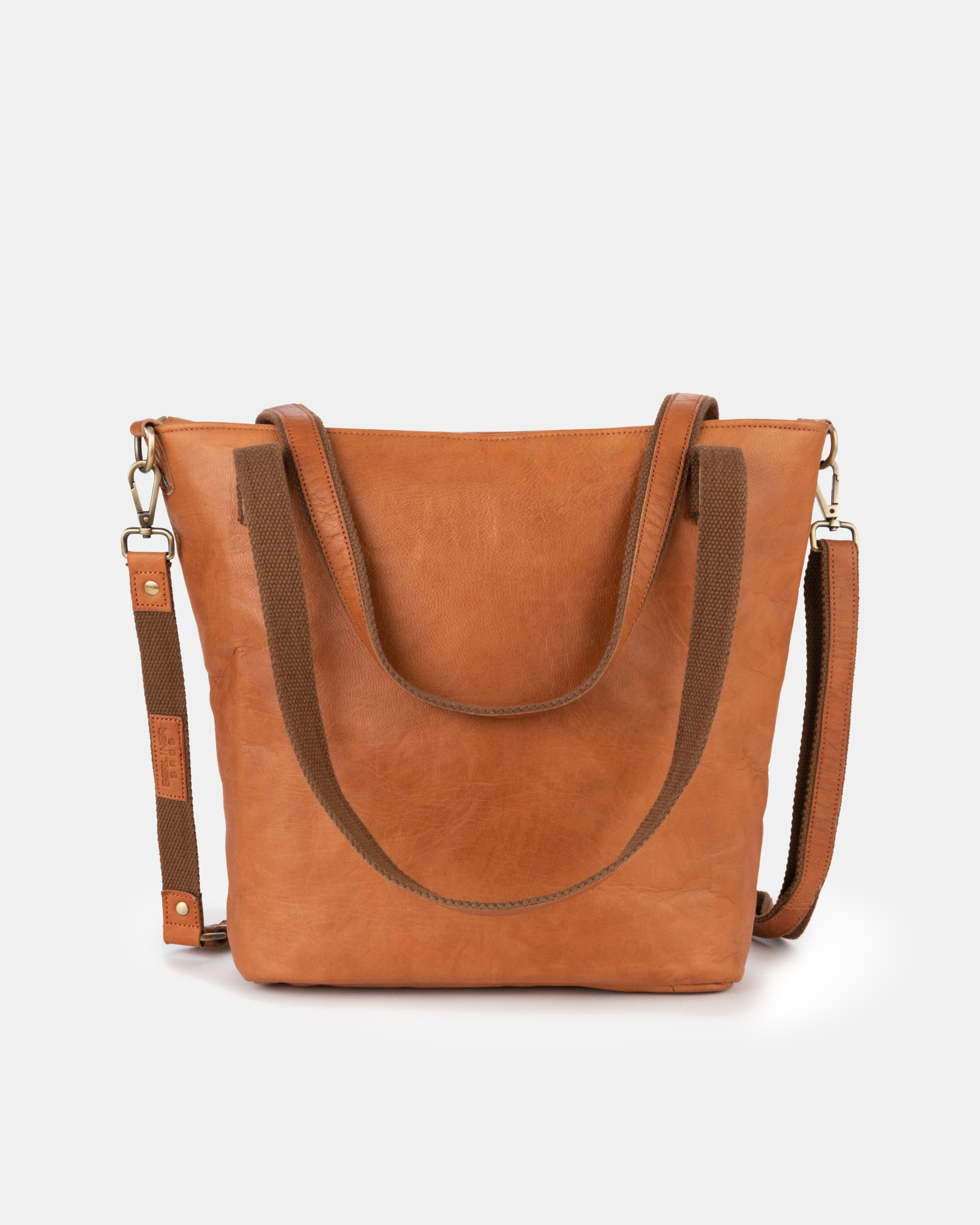 berliner-bags-verona-tote-bag-cuir-vintage-brown image 5