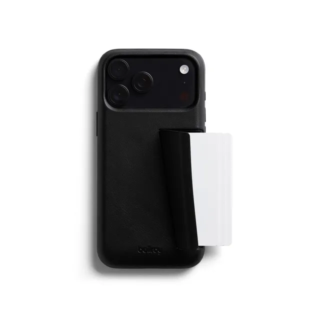 bellroy-phone-cases-3-card-coque-iphone-17-pro-max-cuir-noir image 1