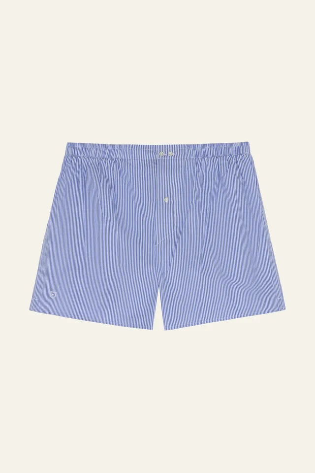 le-pantalon-cale-on-rayures-bleues-boxer-coton-l-ger image 1