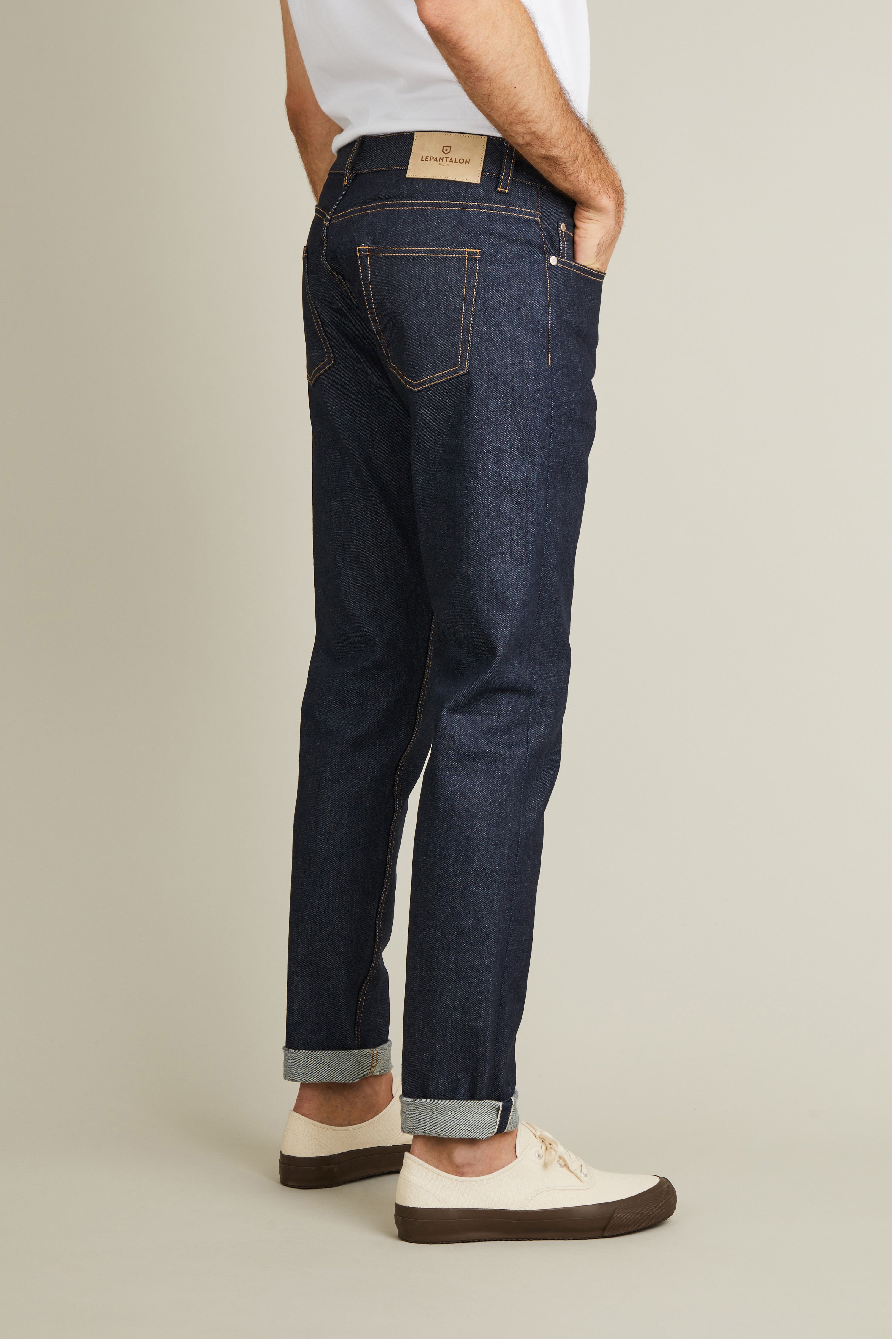 le-pantalon-jean-selvedge-bleu-jean-homme-coton-bio-14-oz image 5