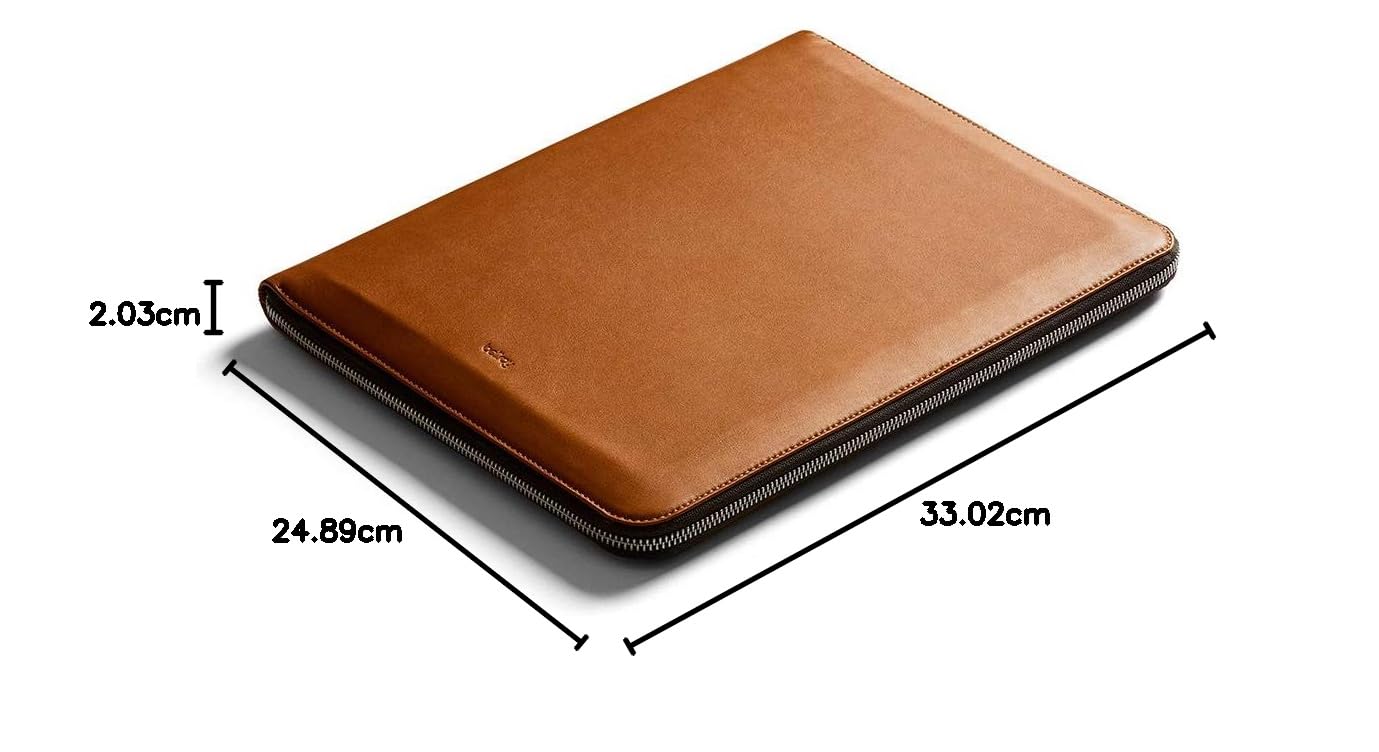 bellroy-work-folio-a4-porte-documents-cuir-caramel image 8