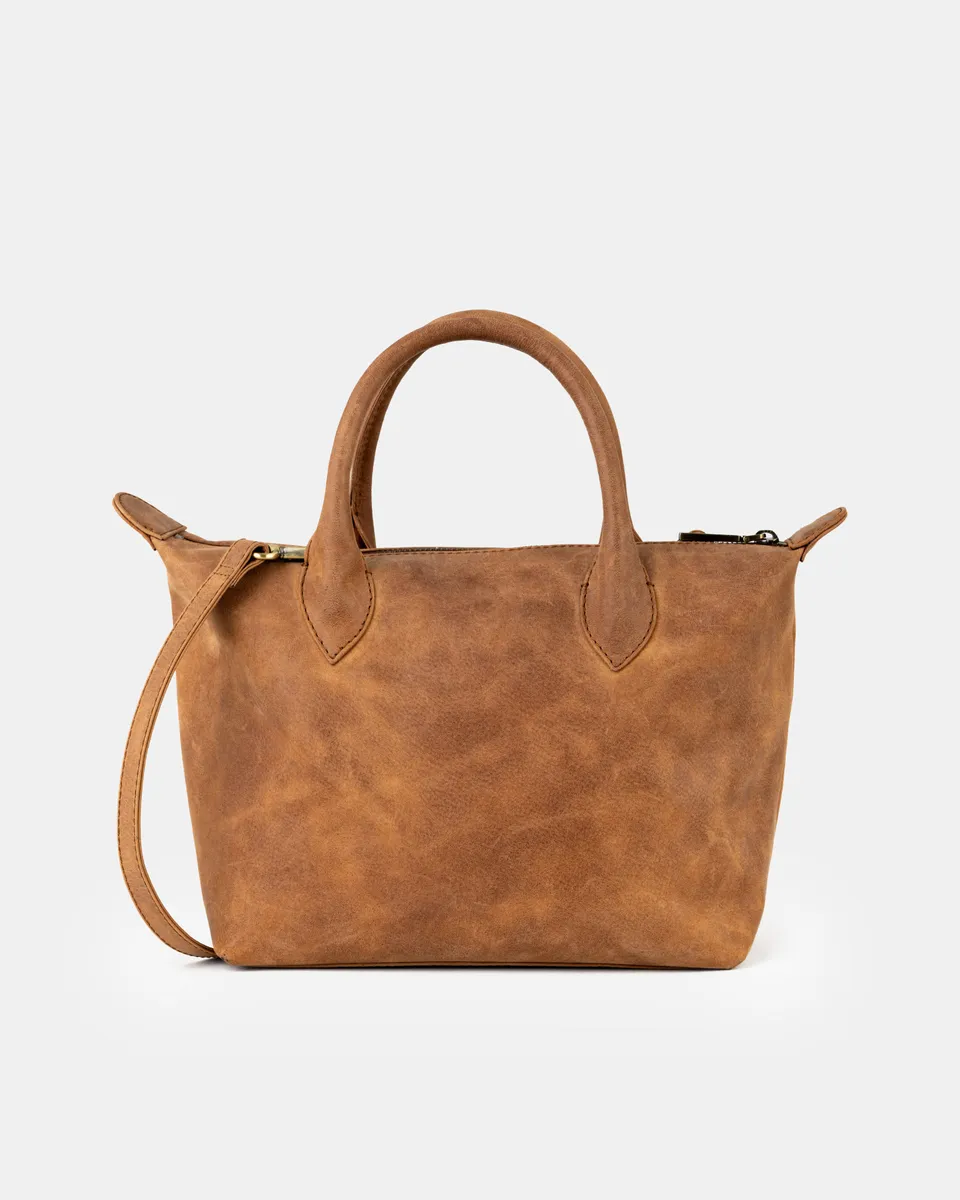 berliner-bags-louise-sac-main-cuir-camel-bandouli-re image 1