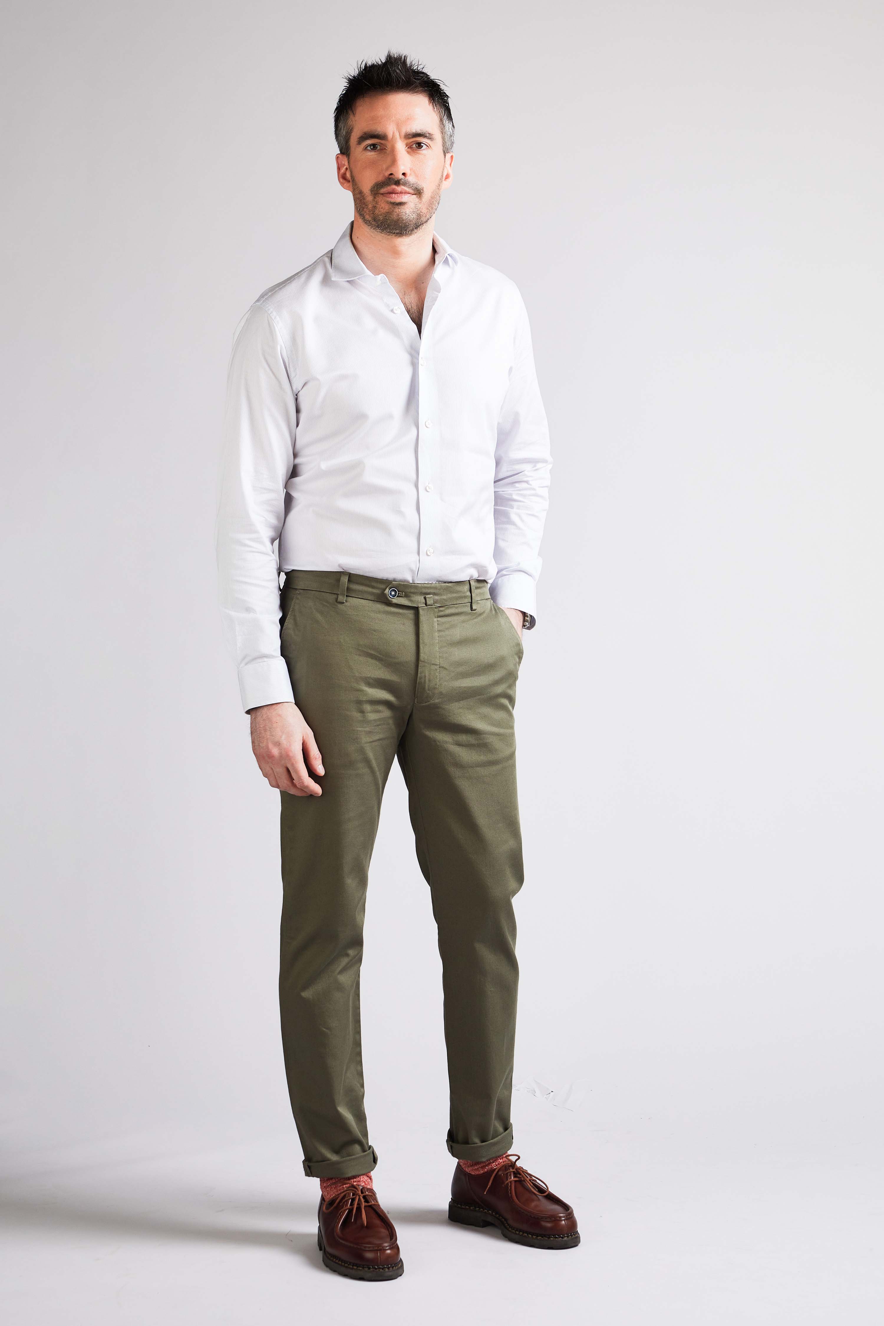le-pantalon-chinos-fm-lpc-3-chino-kaki-coton-stretch image 5