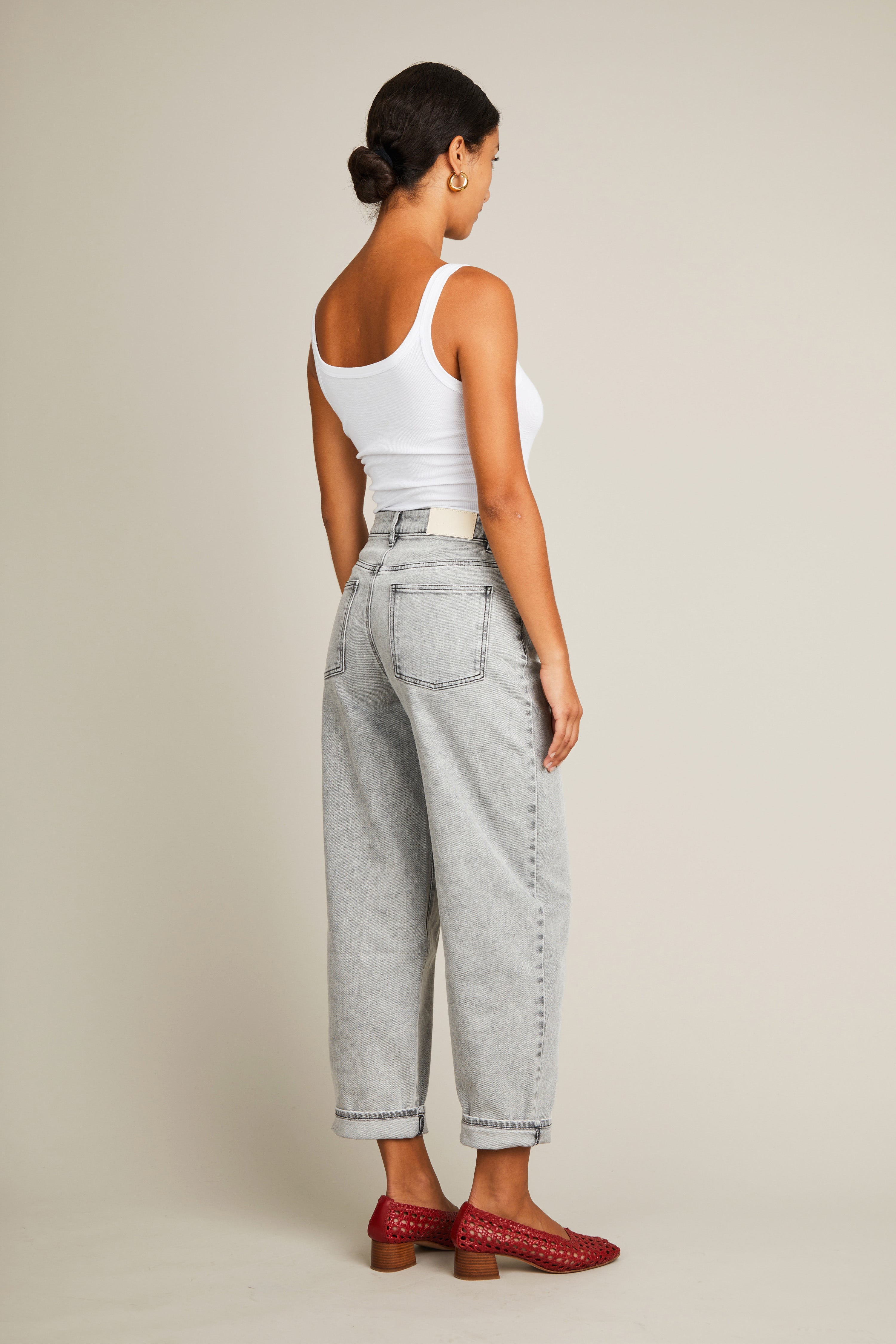 le-pantalon-jean-balloon-snow-black-jean-femme-noir-coton image 7