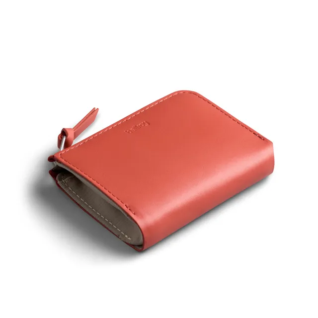 bellroy-l-pocket-portefeuille-zip-bloodorange-cuir-rfid image 1