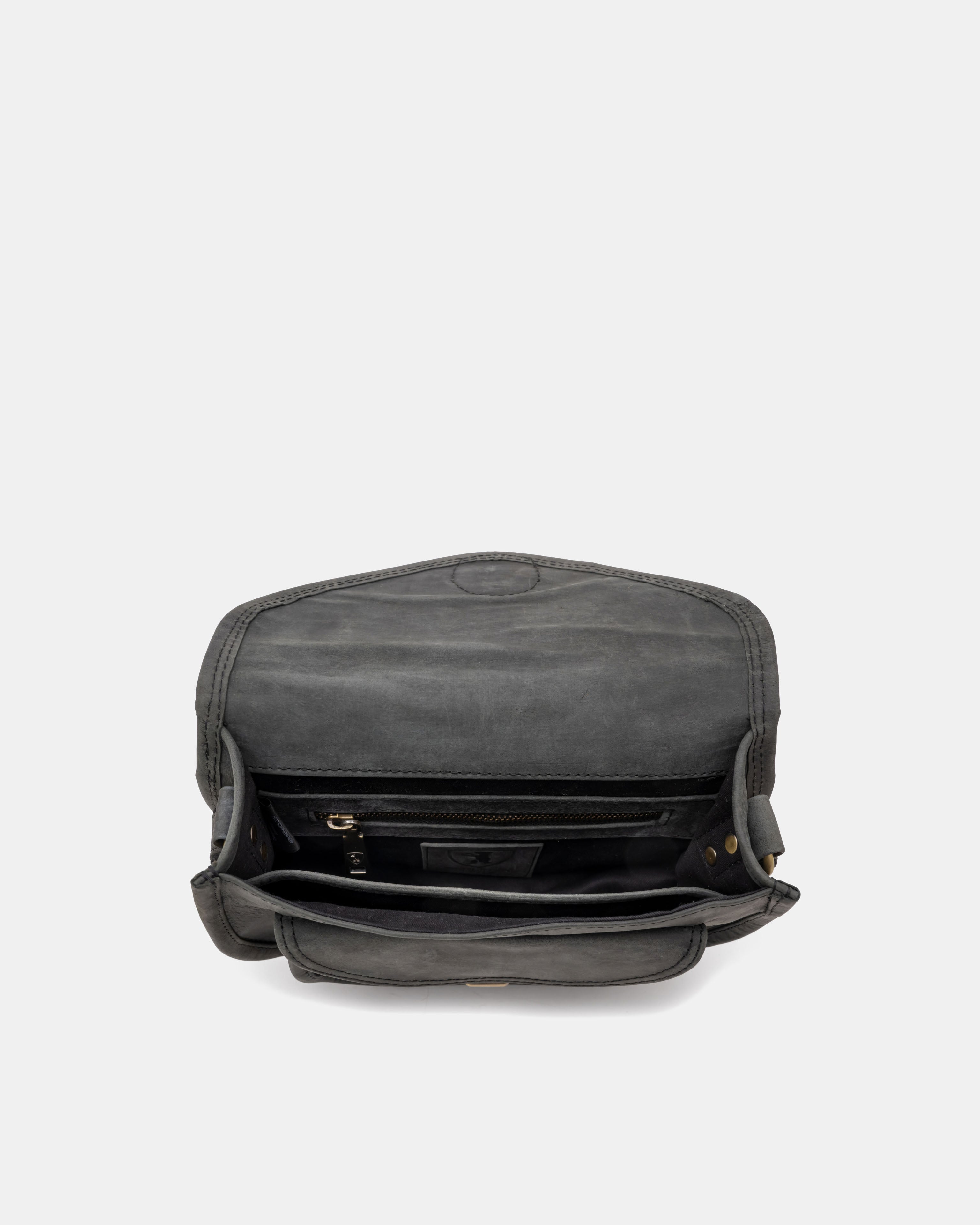 berliner-bags-dakota-sac-bandouli-re-gris-fonc-cuir image 4