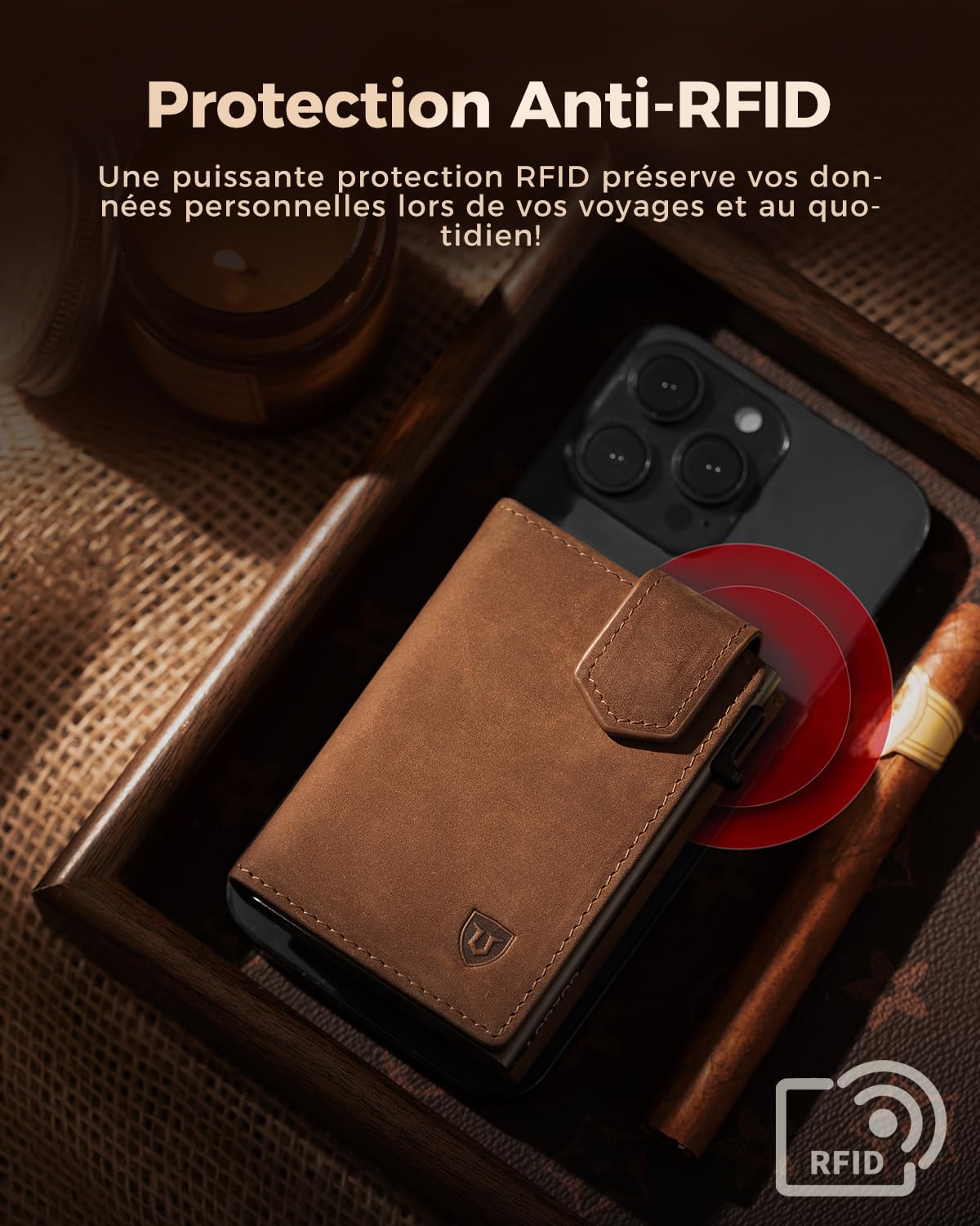 lorzor-leather-wallet-portefeuille-cuir-marron-10-cartes-rfid image 6