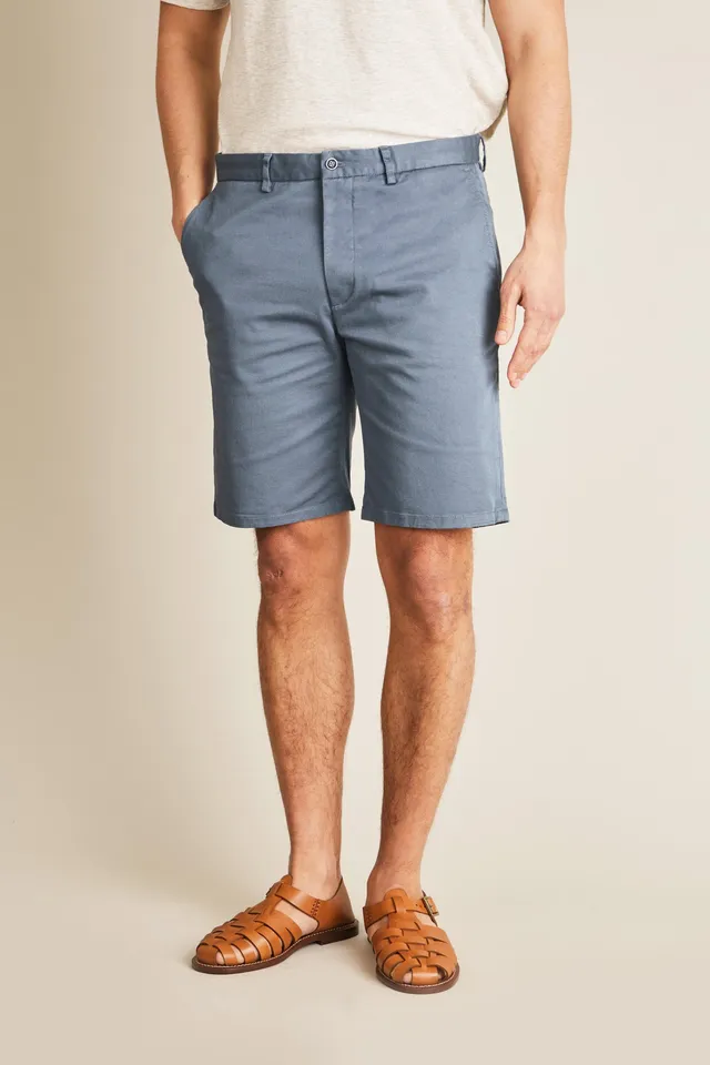 le-pantalon-bermudas-fm-lpb-13-bermuda-bleu-jasmin-coton image 1