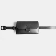 darksails-sac-banane-cuir-noir-sur-mesure-ceinture image 3