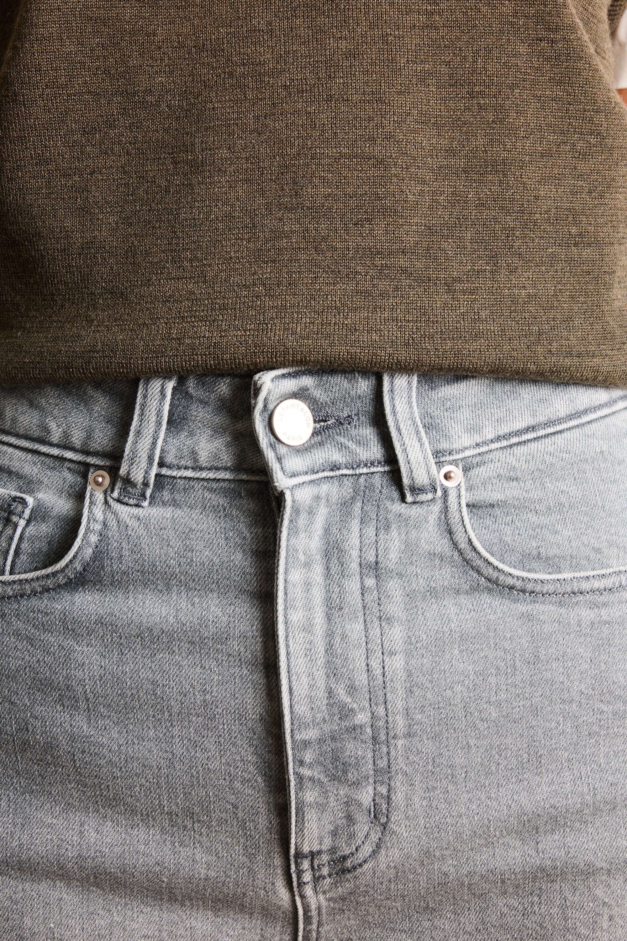 le-pantalon-jeans-femme-wideleg-gris-coton-bio-taille-haute image 6