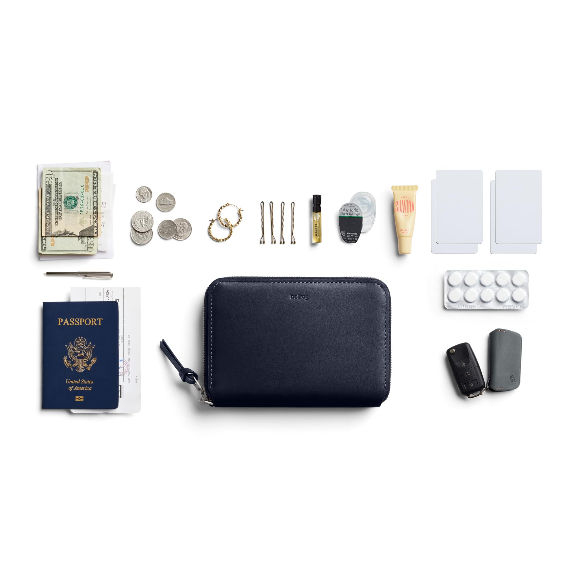 bellroy-folio-wallet-portefeuille-cuir-bleu-marine-xl-8-cartes image 7