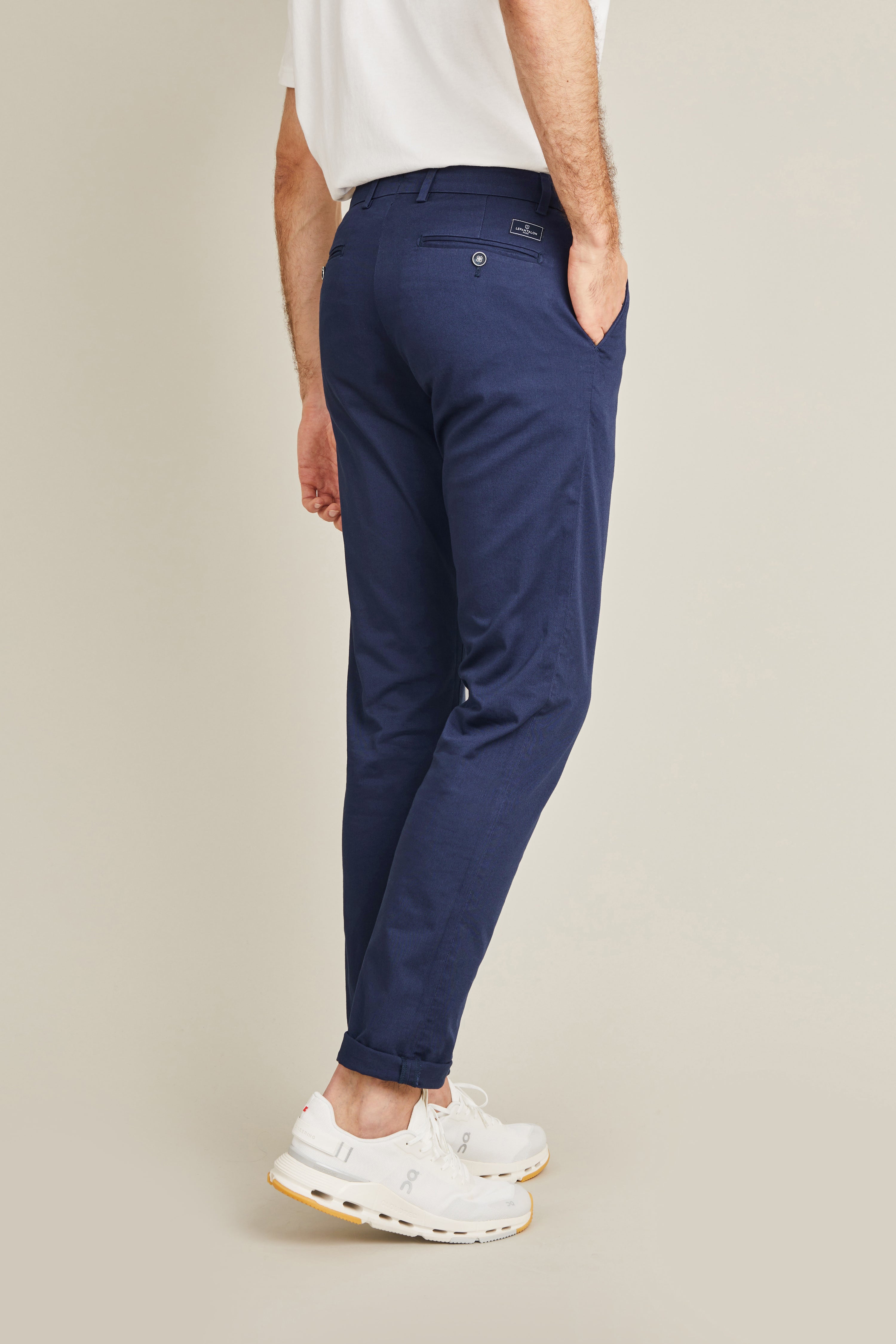 le-pantalon-chino-fm-lpc-24-pantalon-homme-bleu-roi-coton image 5
