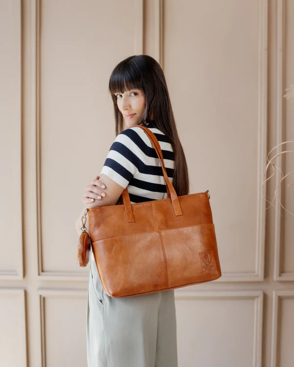 berliner-bags-julia-2-0-sac-main-cuir-vintage-brown image 2