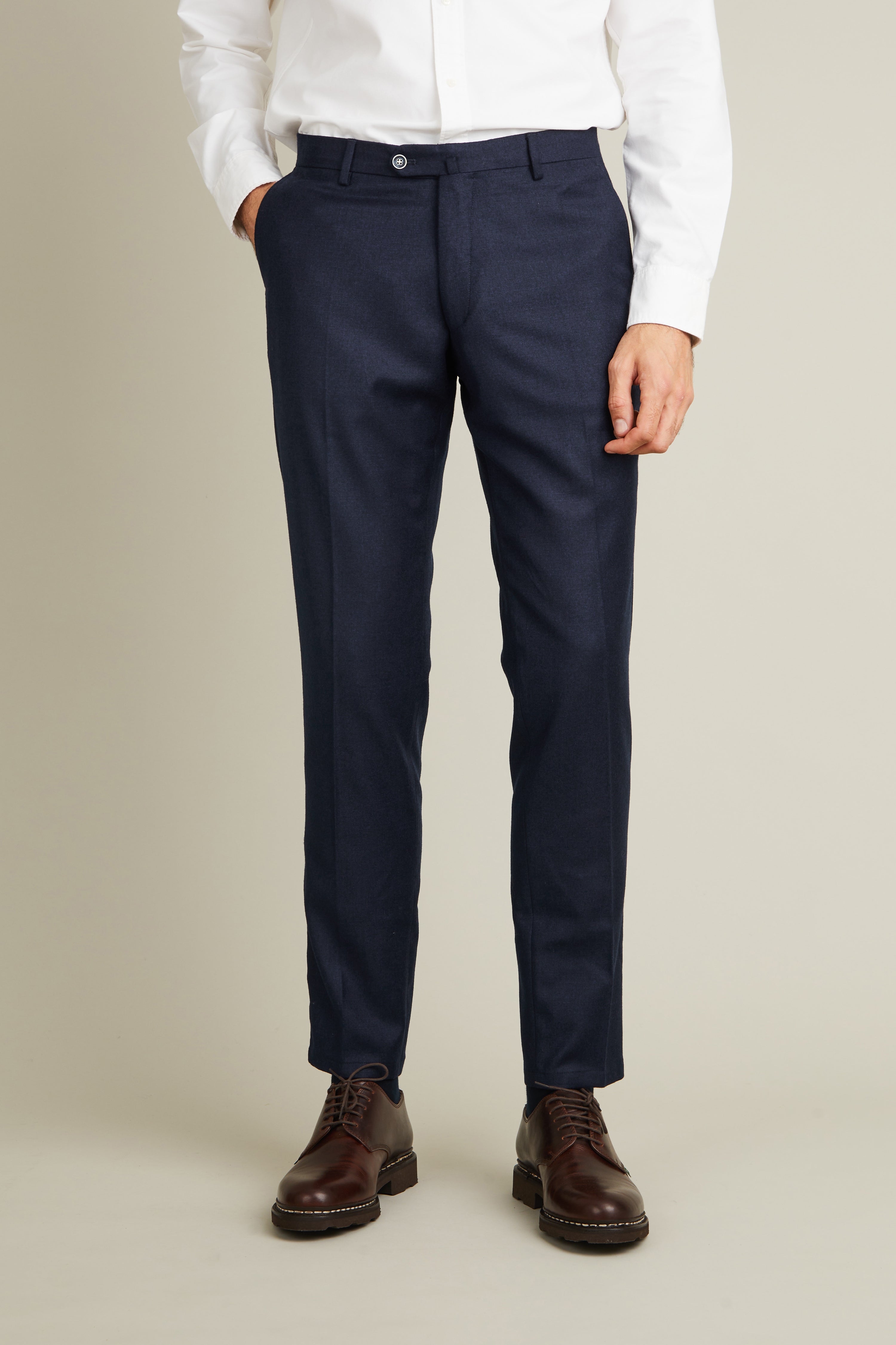 le-pantalon-flanelle-bleu-chin-homme-laine-m-rinos image 1