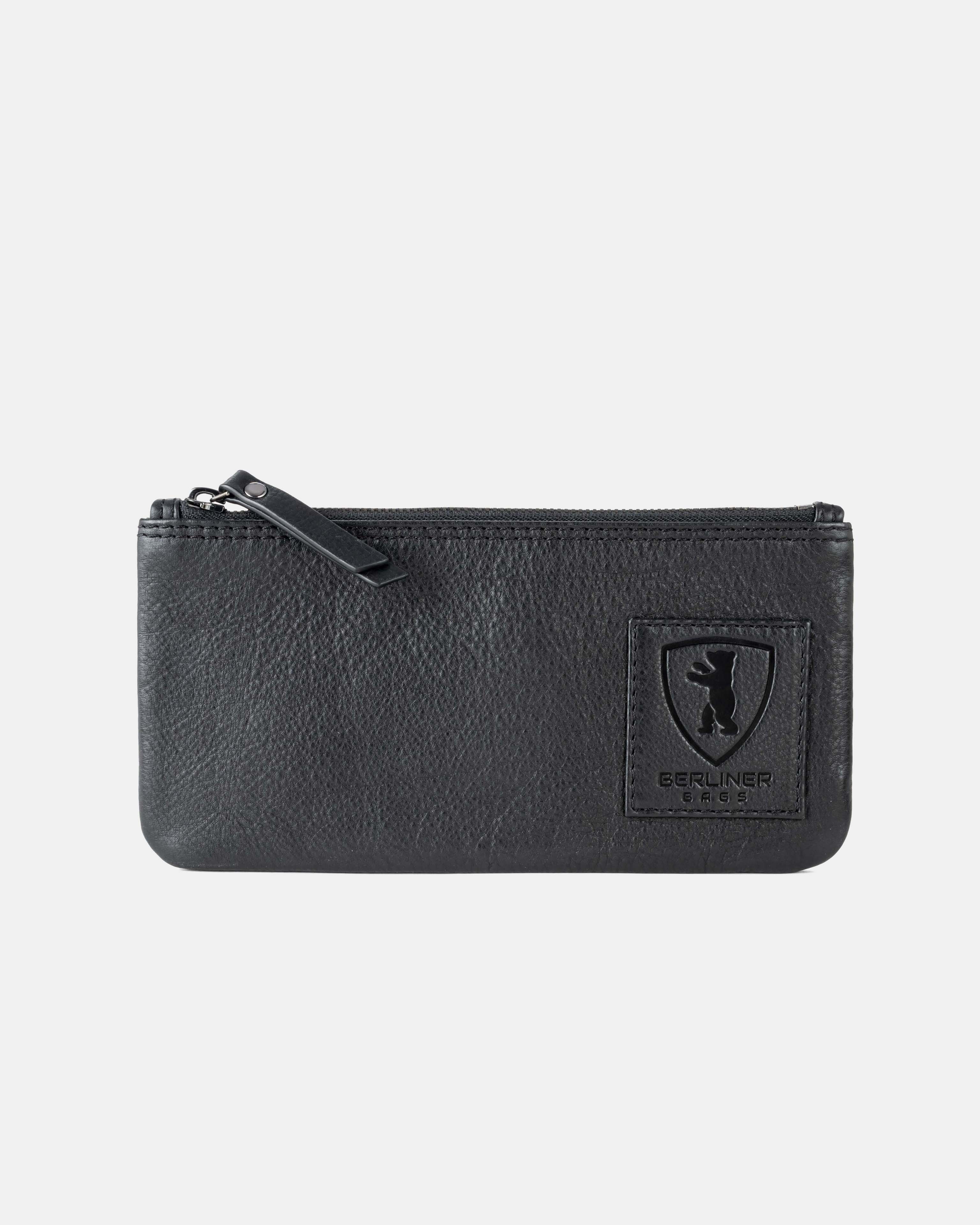berliner-pen-bag-trousse-cuir-noir-vintage image 1