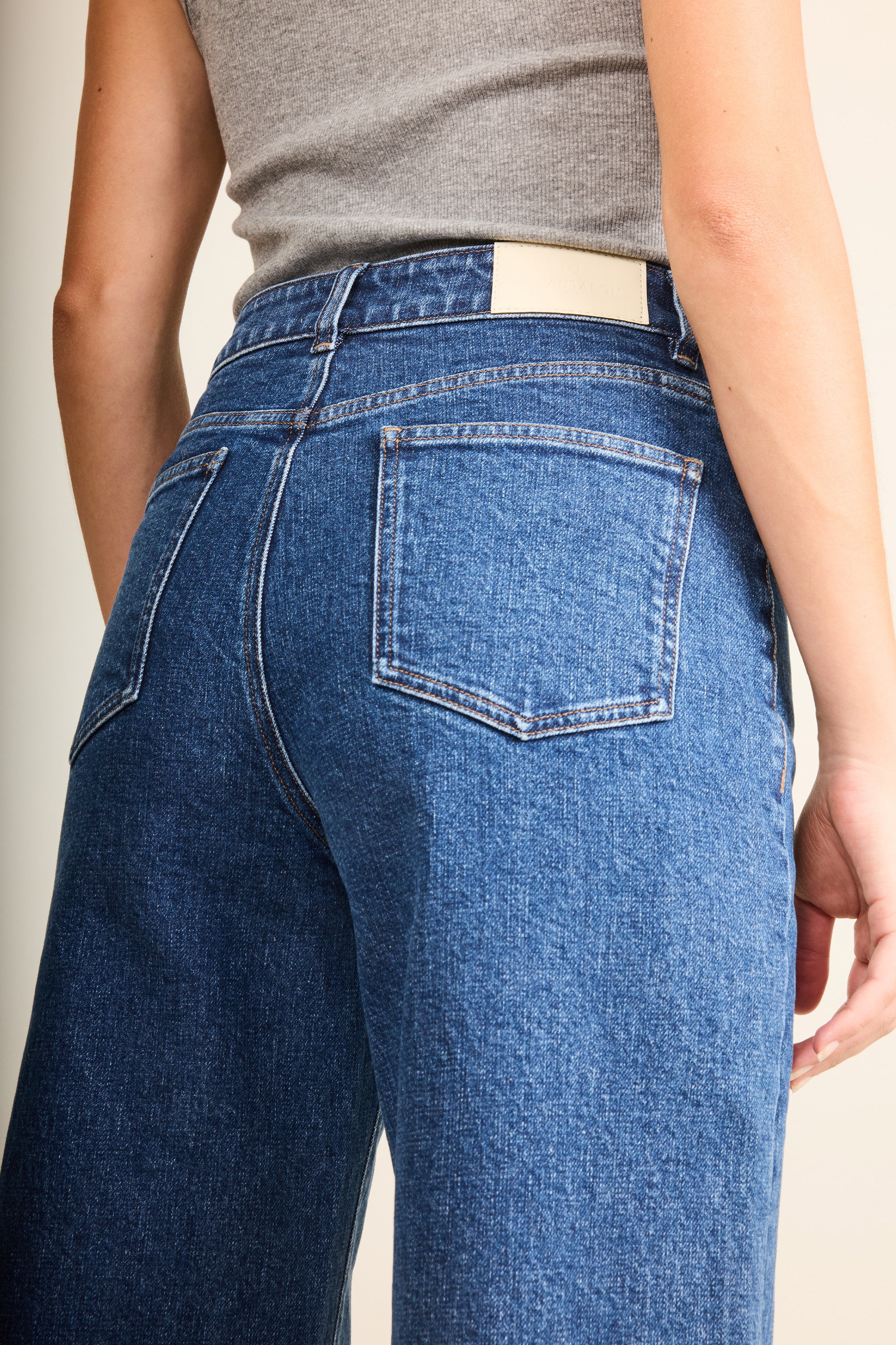 le-pantalon-jean-wideleg-poches-plaqu-es-bleu-stone-femme image 5