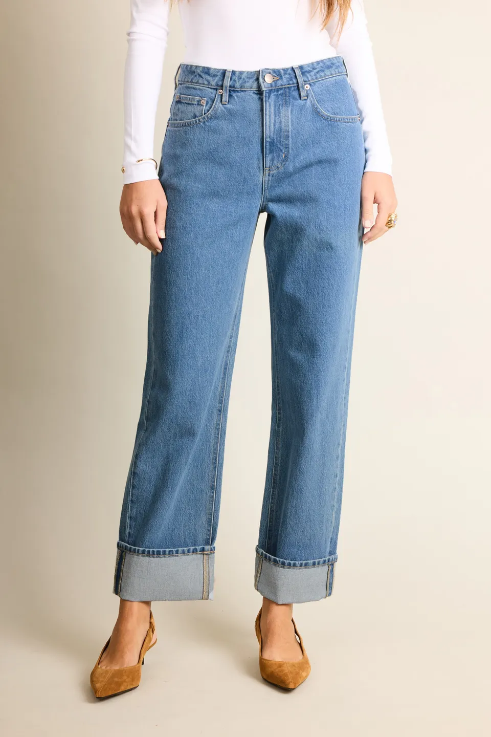 le-pantalon-jean-boyfriend-middle-blue-droit-femme image 1