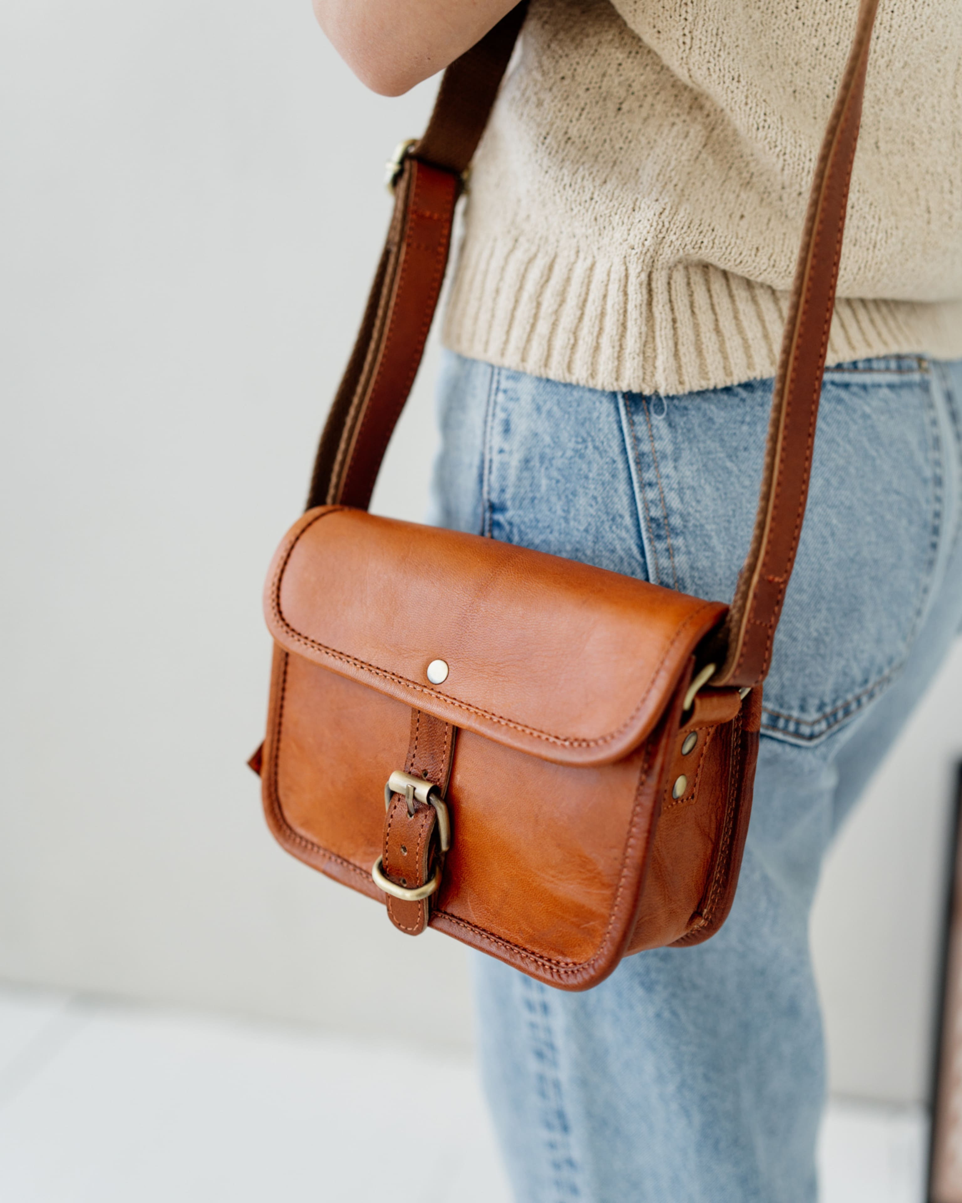 berliner-bags-malta-sac-bandouli-re-cuir-marron image 8