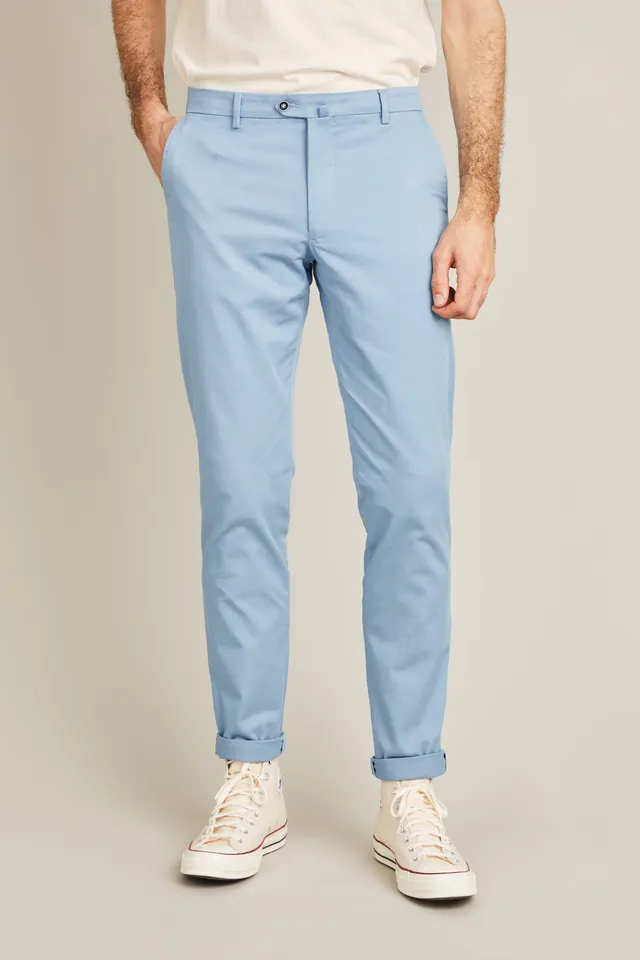 le-pantalon-chino-fm-lpc-37-pantalon-bleu-ciel-coton image 1