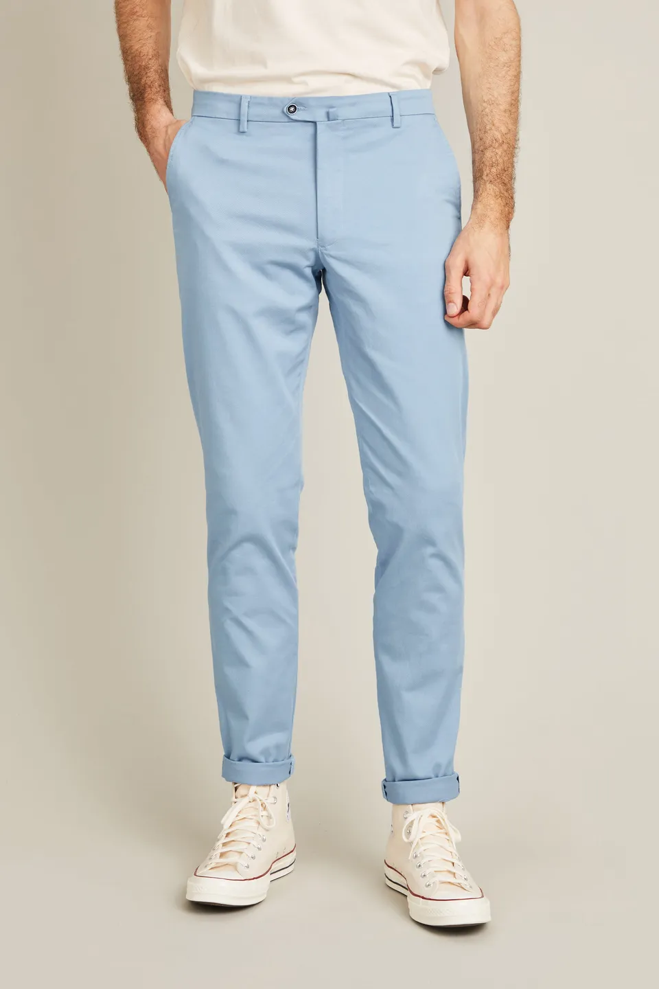 le-pantalon-chino-fm-lpc-37-pantalon-bleu-ciel-coton image 1