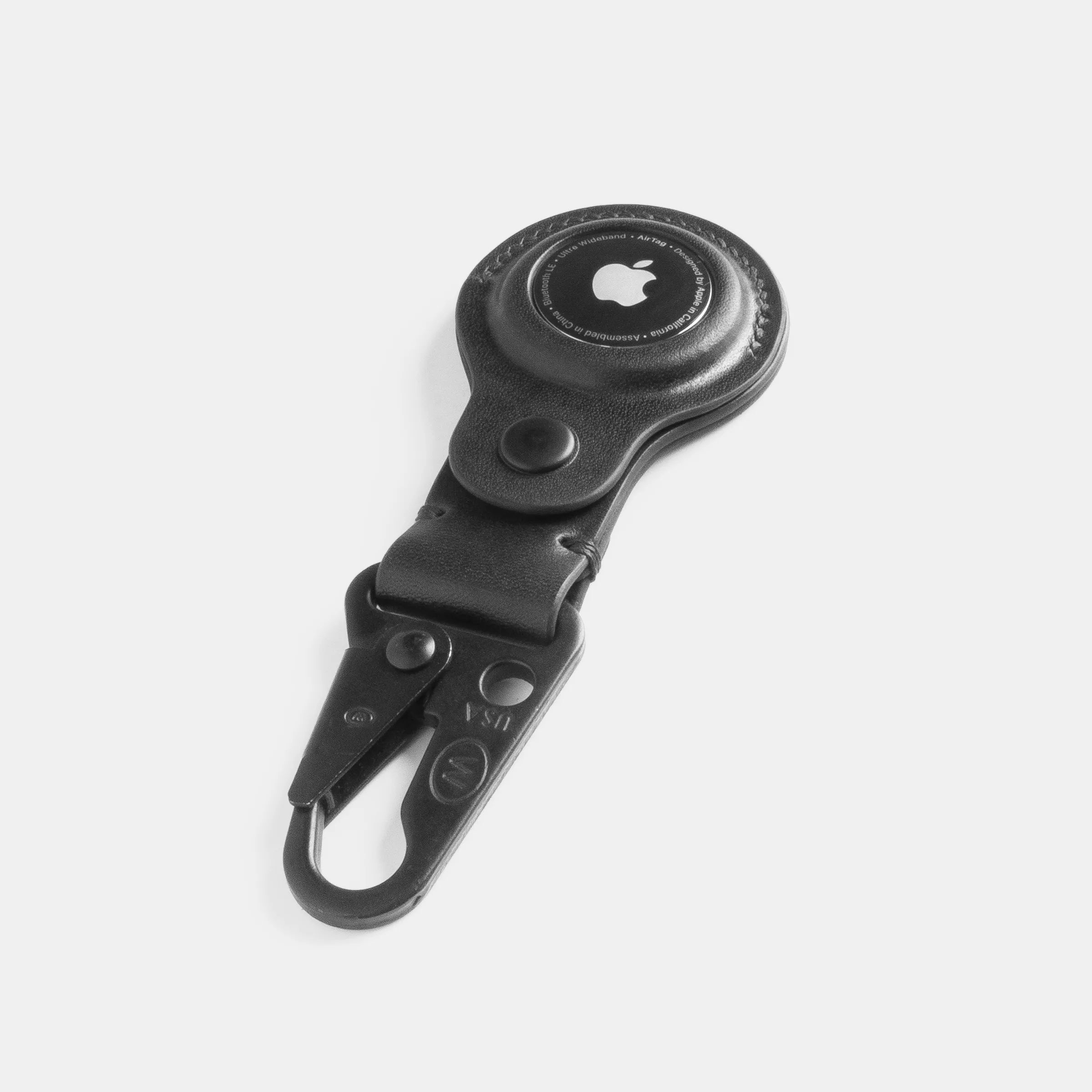 darksails-porte-cl-s-airtag-cuir-noir-mousqueton image 2