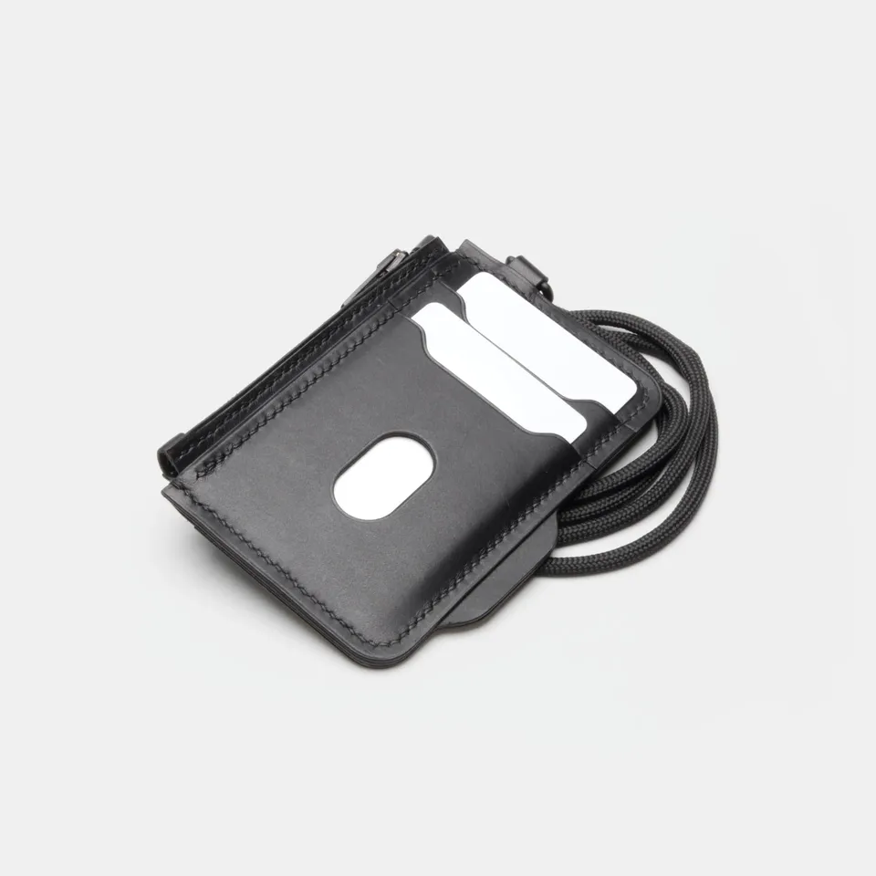 darksails-voyage-porte-cartes-zip-cuir-noir-6-cartes image 1