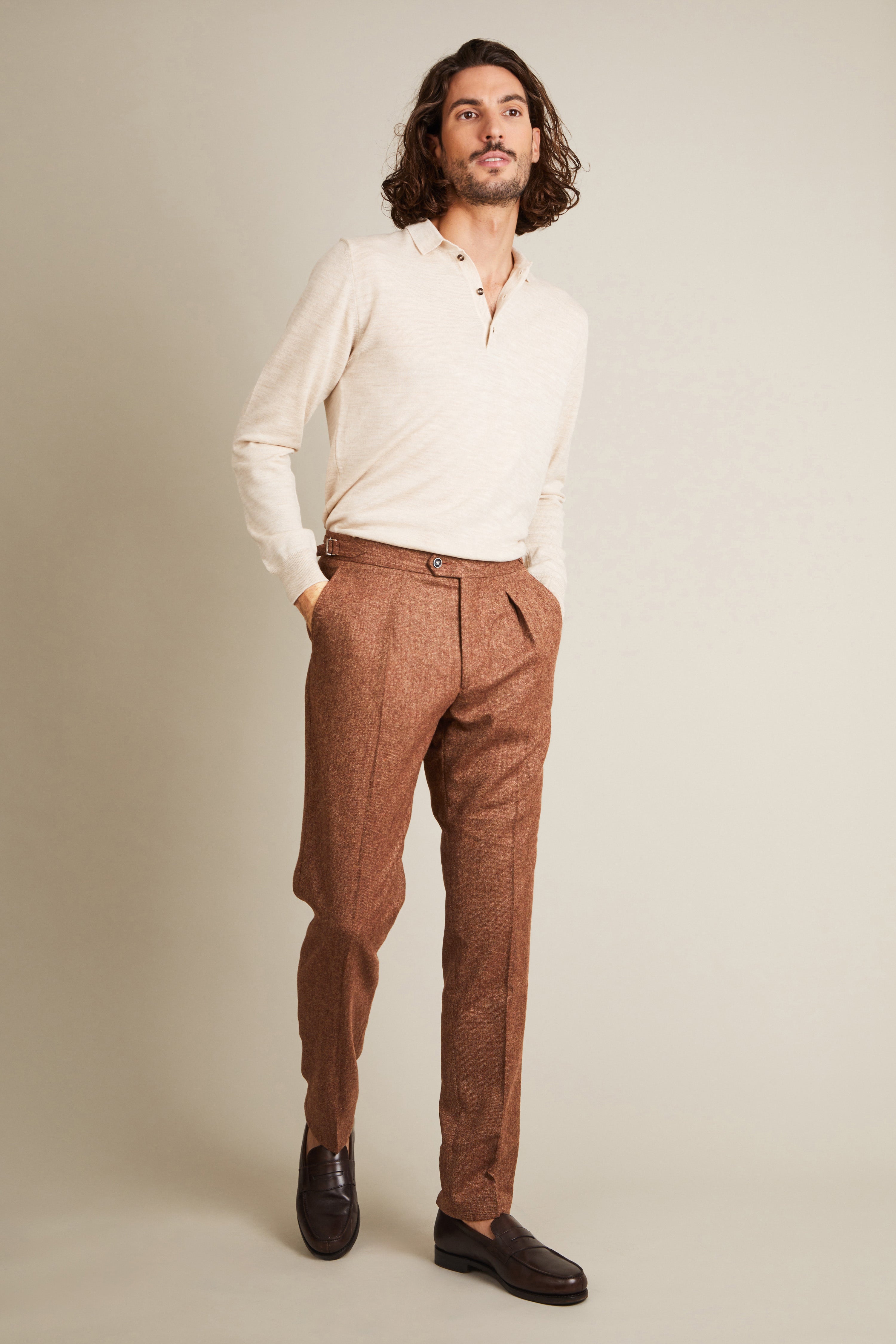 le-pantalon-flanelle-fm-lpfp-5-pantalon-laine-terracotta-pinces image 8
