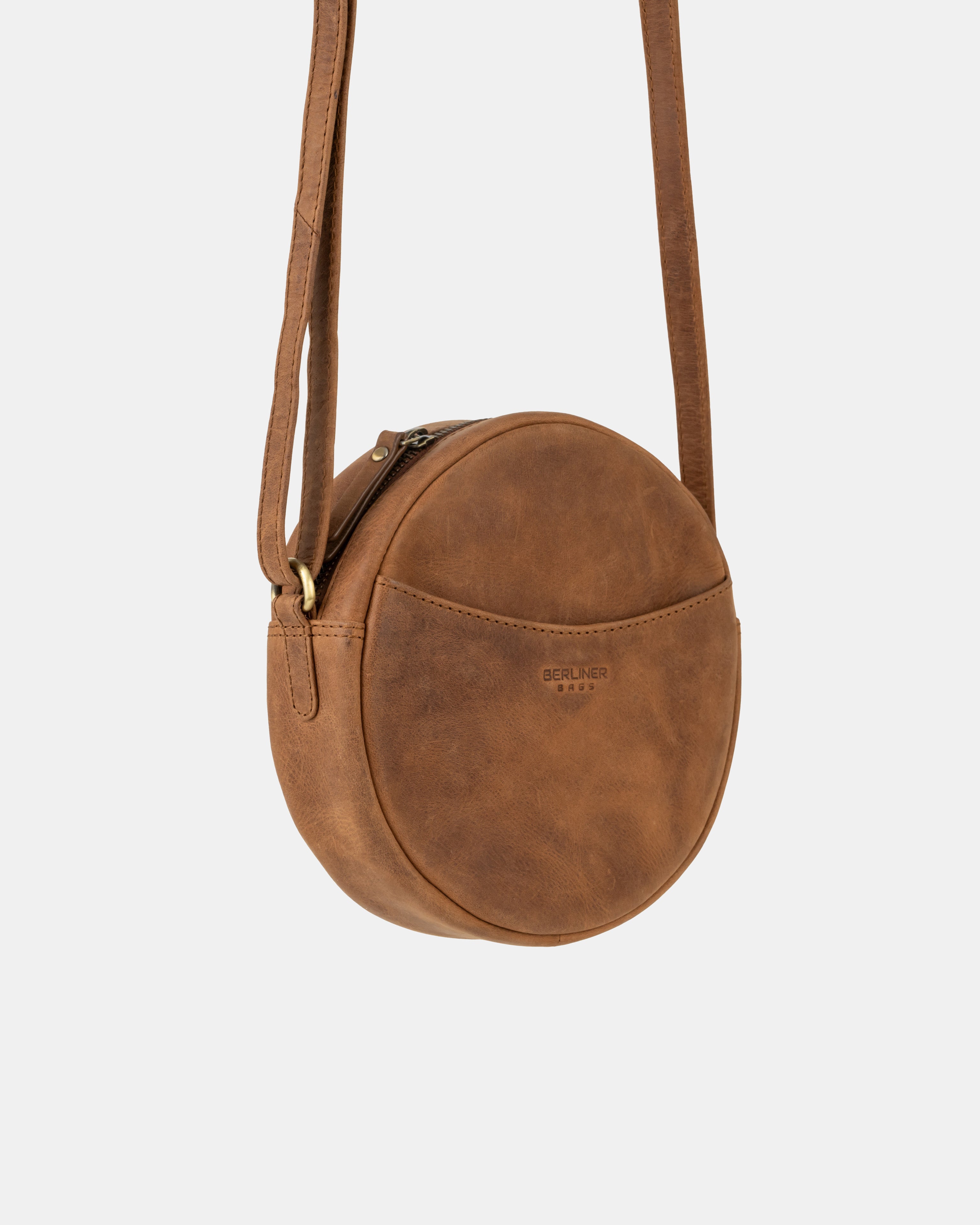 berliner-bags-moon-sac-rond-cuir-camel-bandouli-re image 8