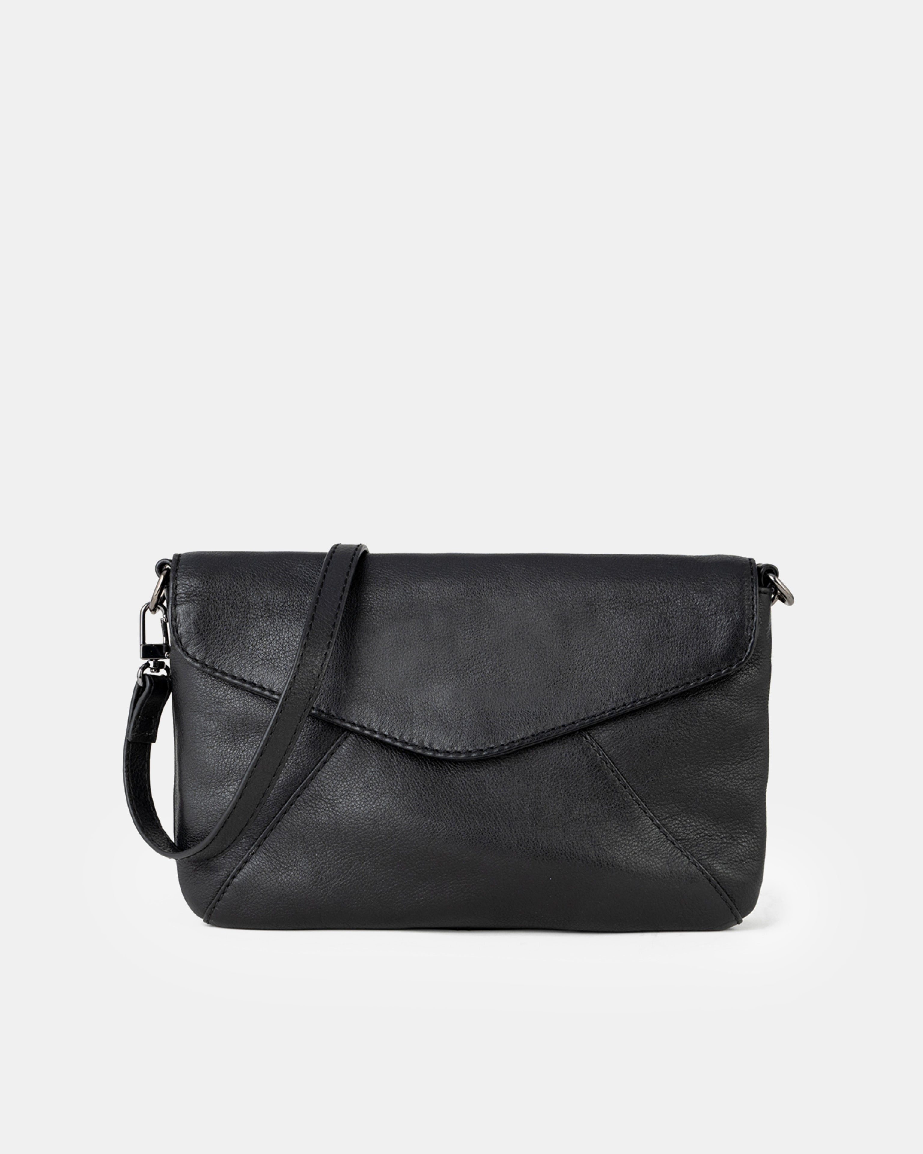 berliner-bags-eva-pochette-bandouli-re-noir-enveloppe image 1