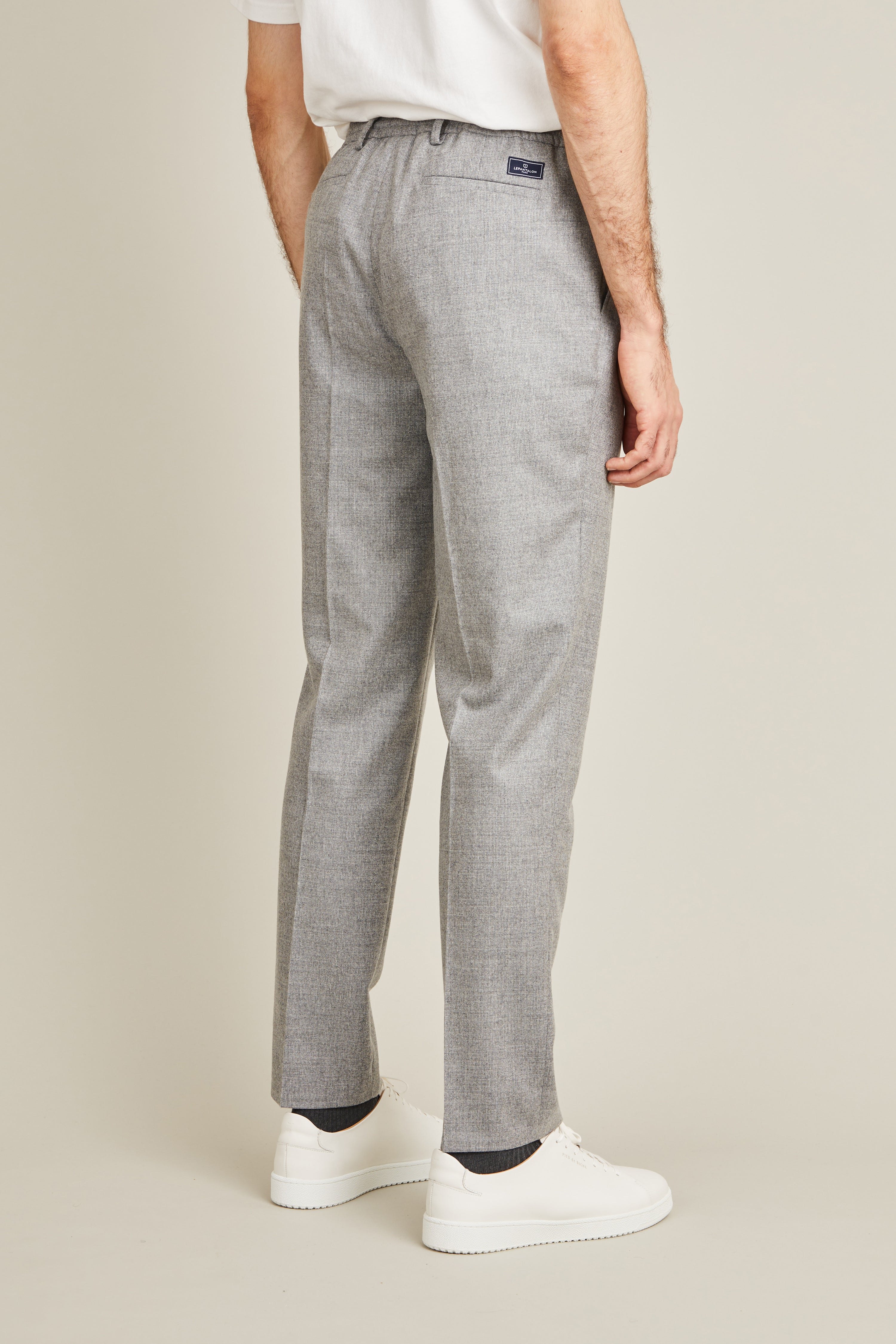 le-pantalon-jogpant-flanelle-gris-pantalon-laine-m-rinos image 4