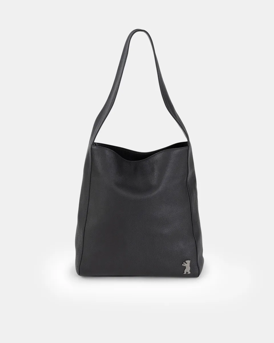 berliner-bags-atlanta-sac-shopper-noir-m-tallis-cuir image 1