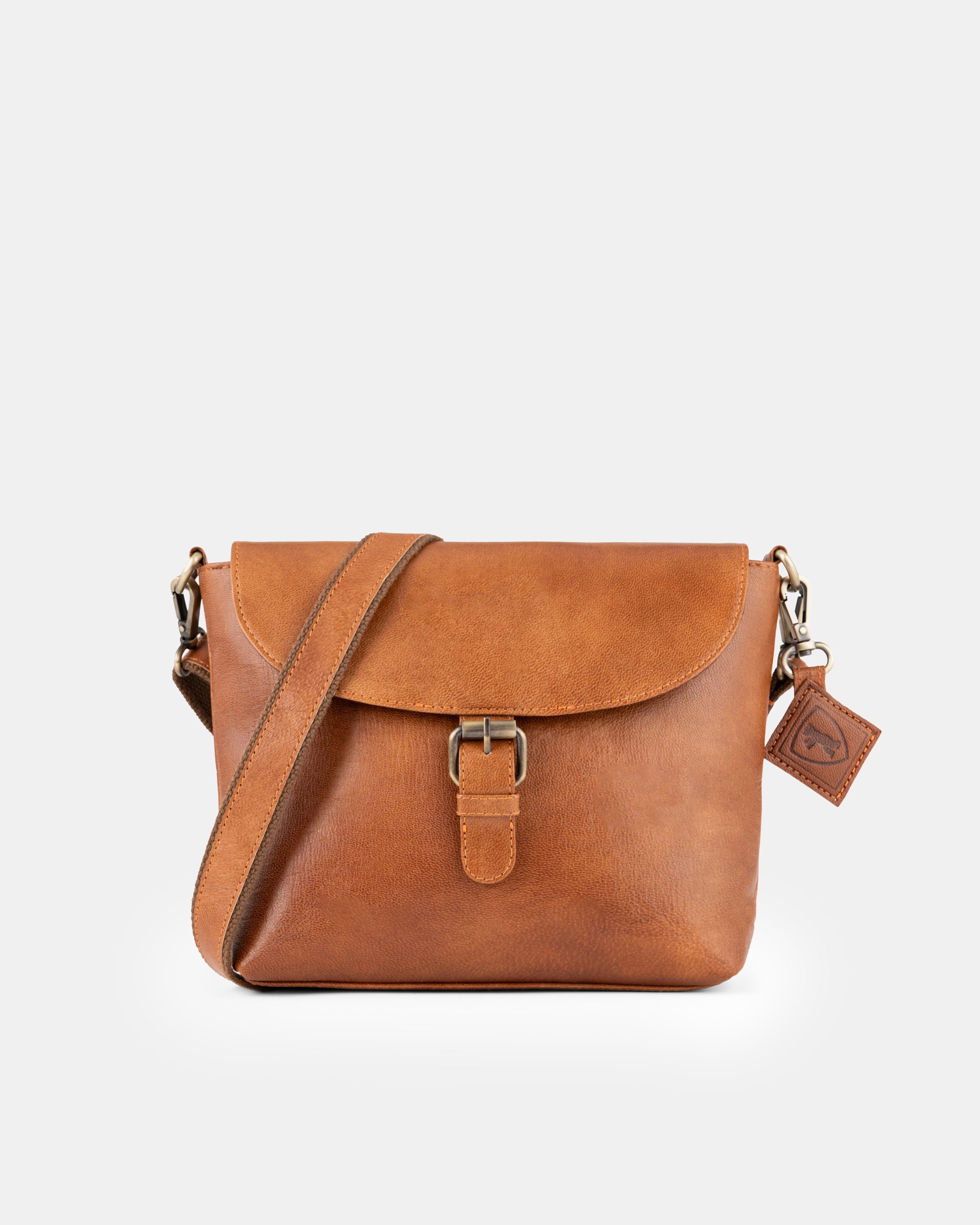 berliner-bags-catalina-sac-cuir-marron-vintage-fermoir-m-tal image 8
