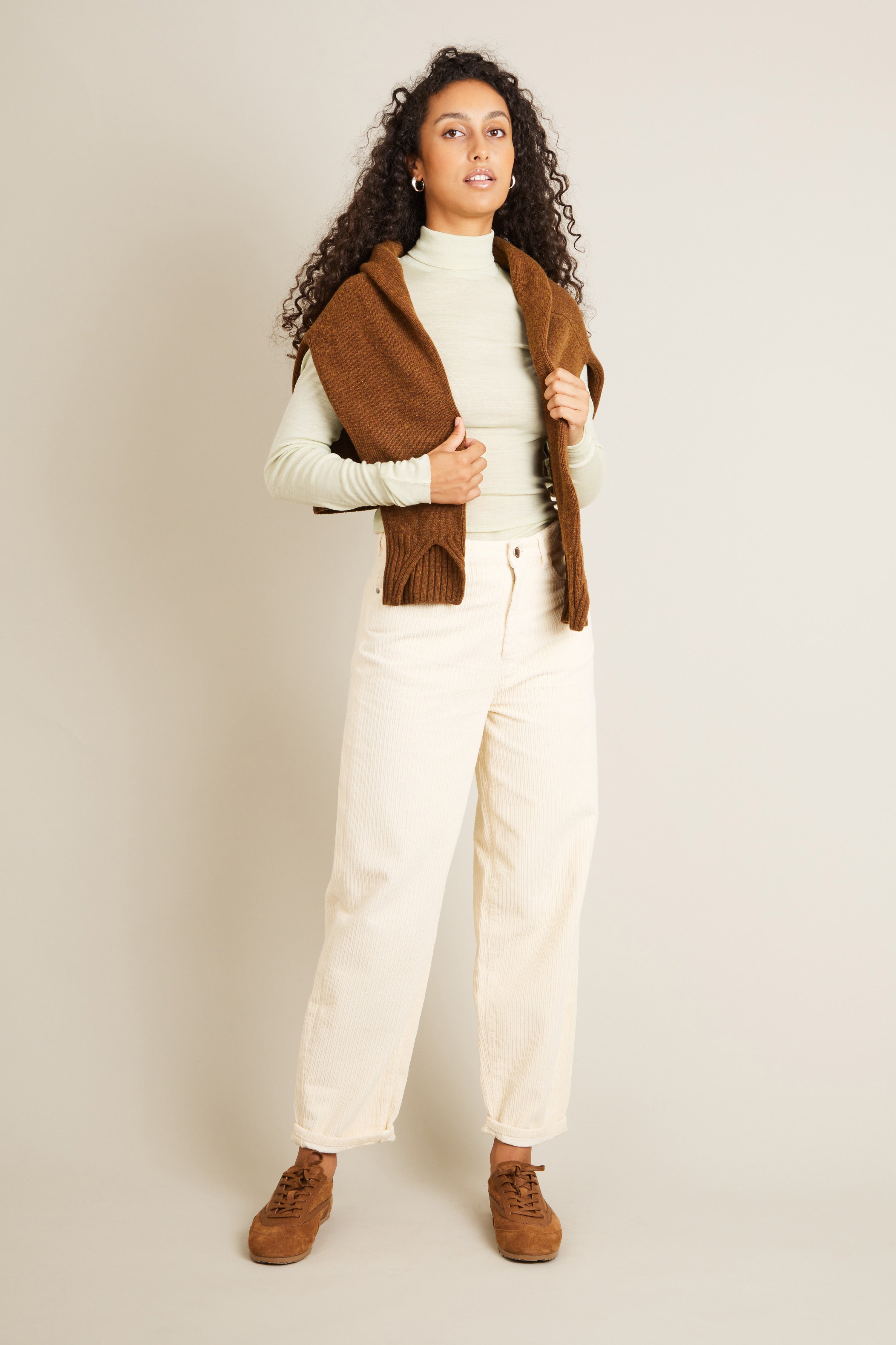 le-pantalon-ballon-velours-c-tel-pantalon-femme-100-coton image 5