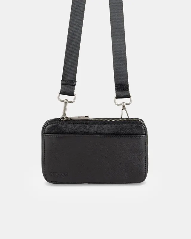 berliner-bags-prague-sac-bandouli-re-cuir-noir-zipp image 1