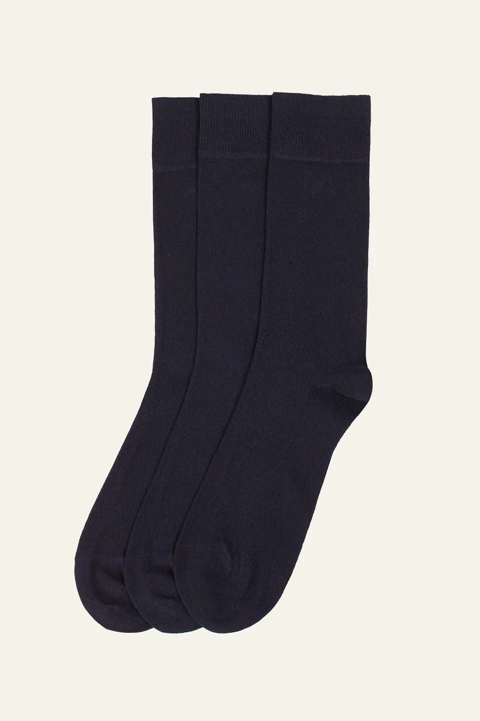 le-pantalon-accessoires-homme-pack-3-chaussettes-bleu-marine image 1