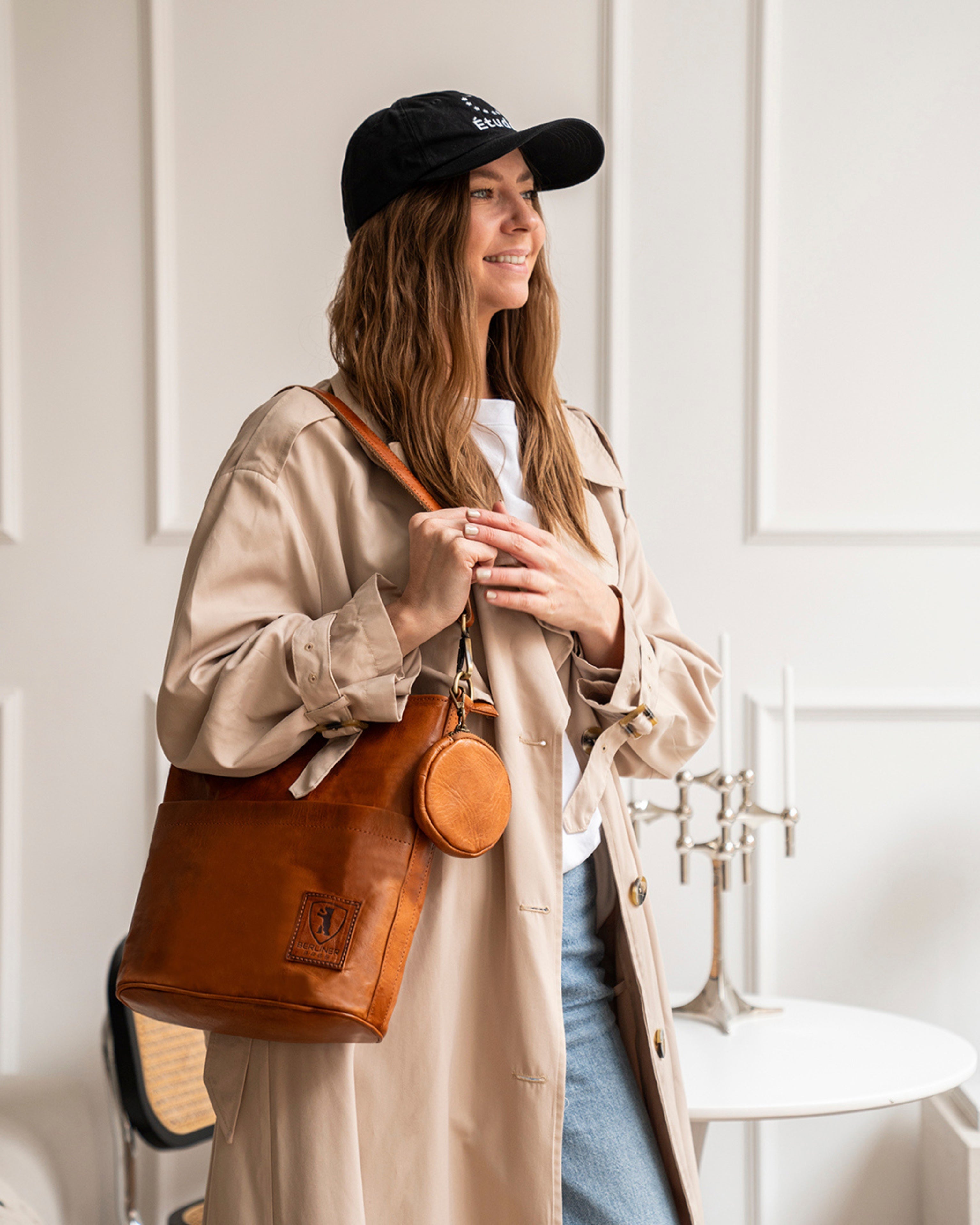 berliner-bags-sofia-sac-seau-cuir-vintage-brown image 2