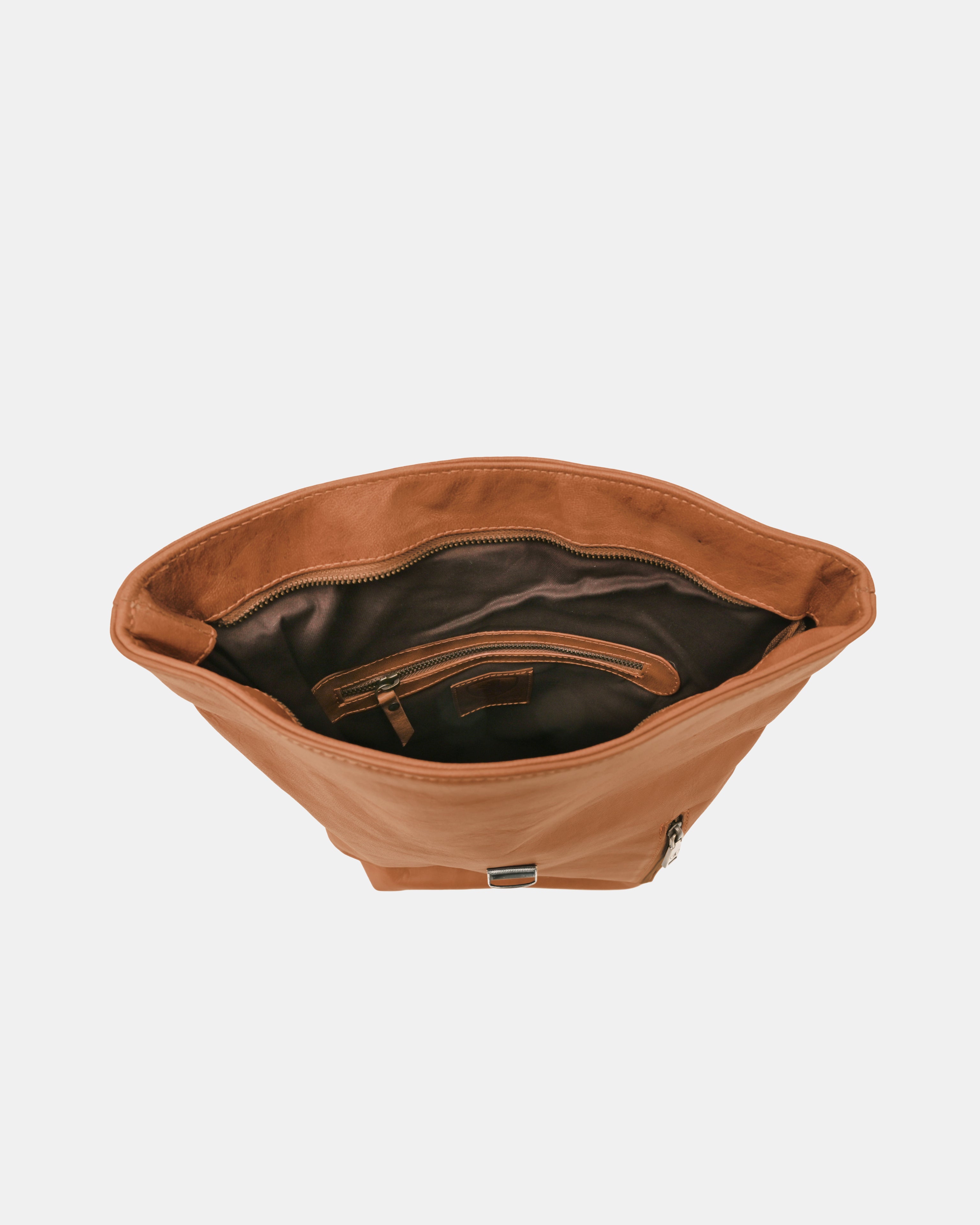 berliner-bags-seattle-sac-dos-cuir-vintage-brown image 7