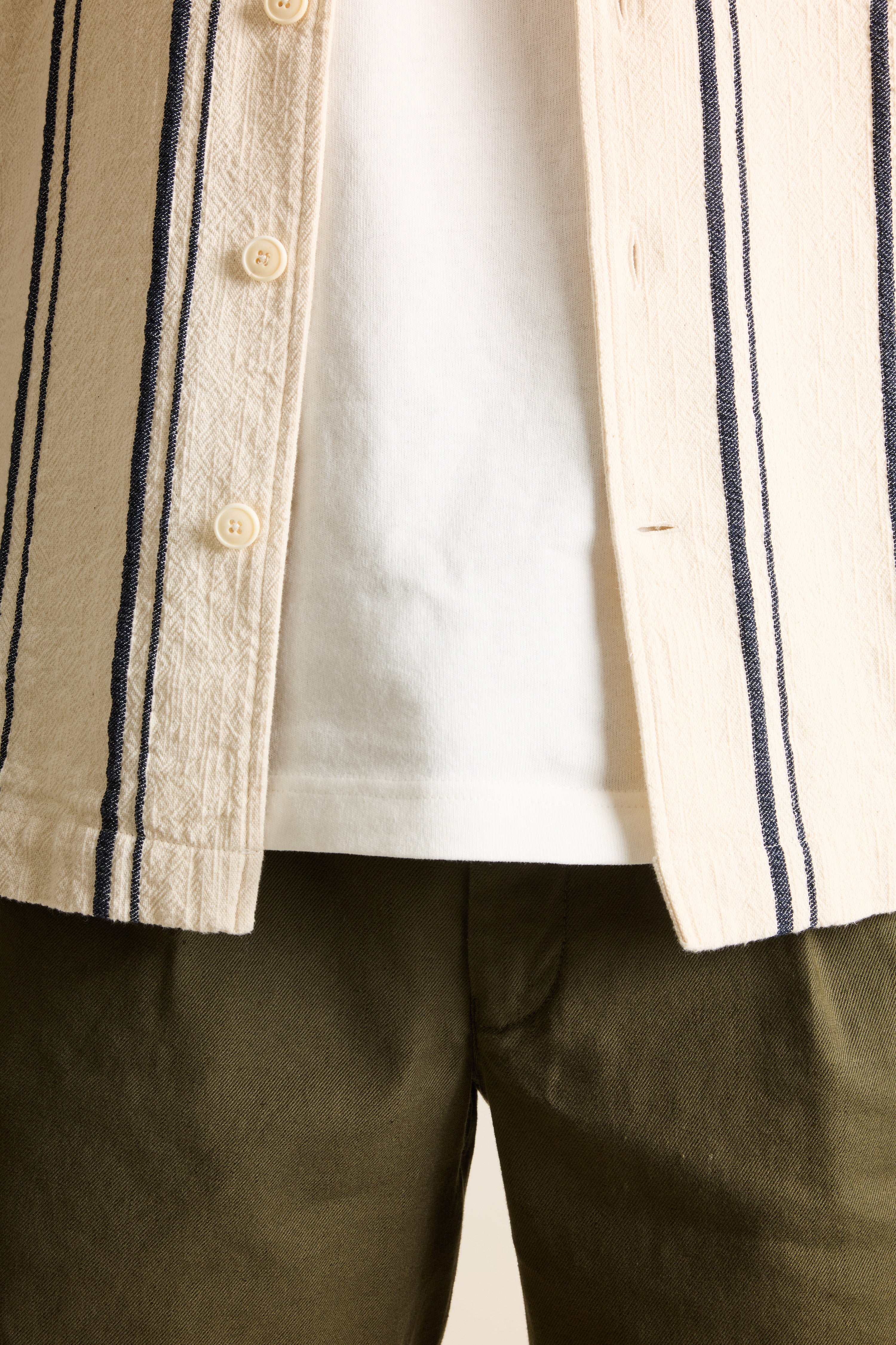 le-pantalon-bermudas-homme-bermuda-coton-lin-kaki-fonc-respirant image 6