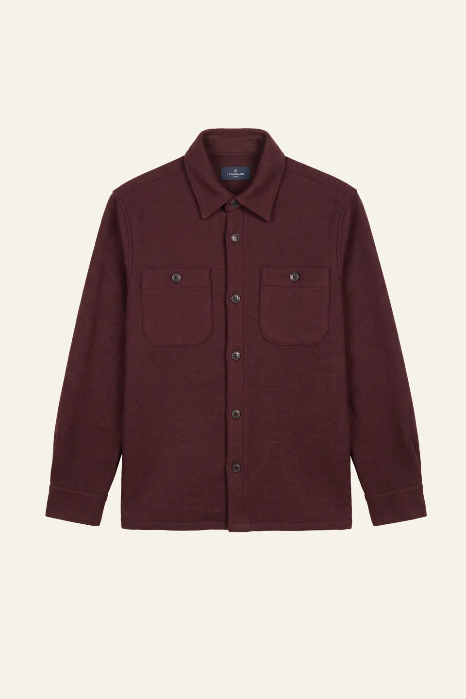 le-pantalon-overshirts-homme-surchemise-laine-surchemise-lie-de-vin image 1
