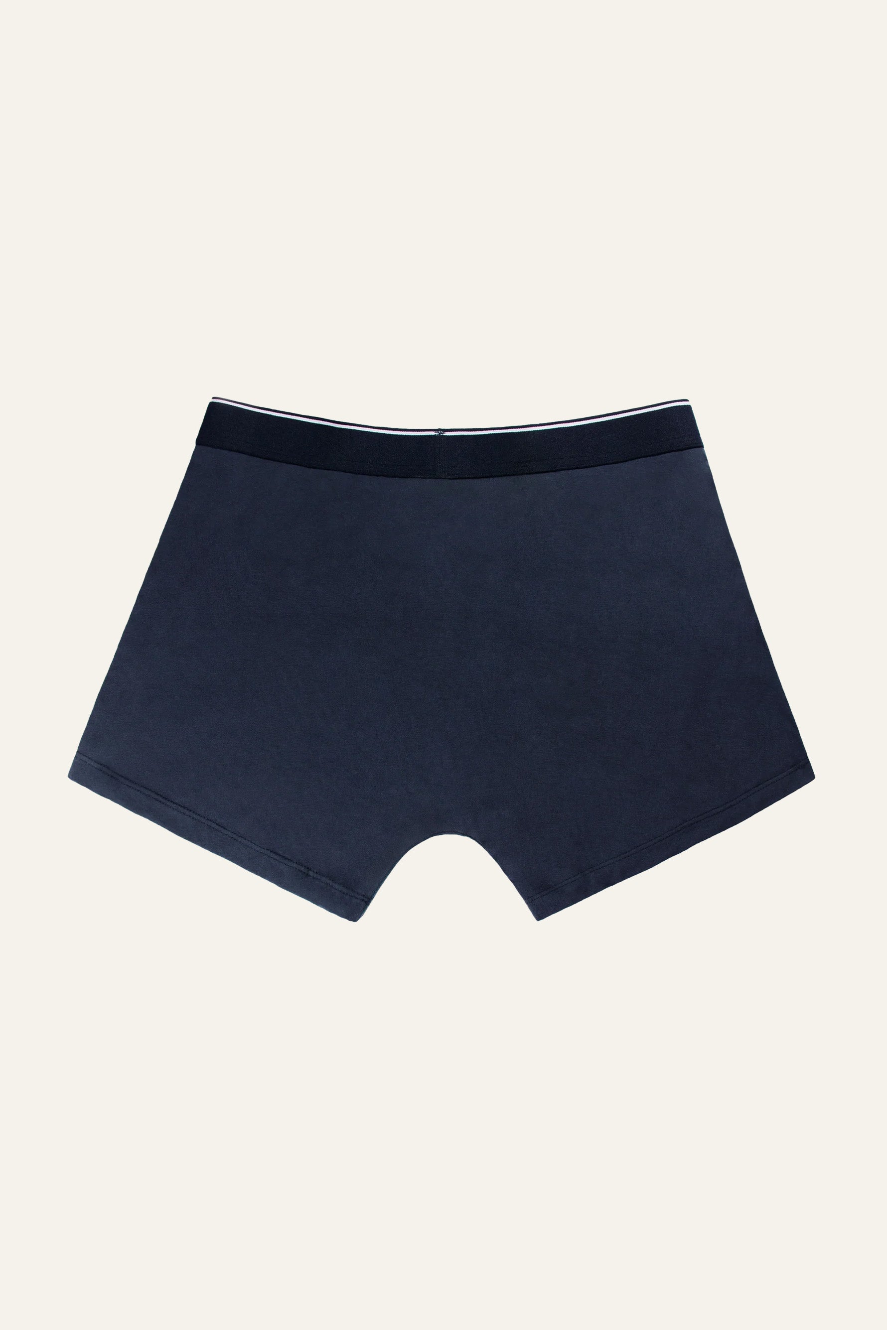 le-pantalon-boxer-boxer-bleu-marine-coton-stretch image 3