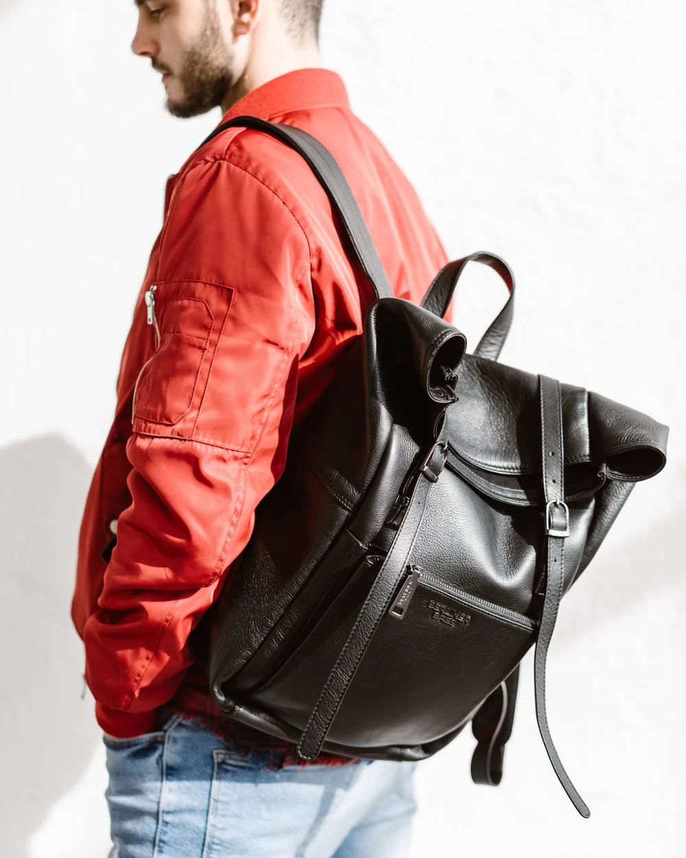berliner-bags-lille-sac-dos-cuir-noir-ordinateur image 2