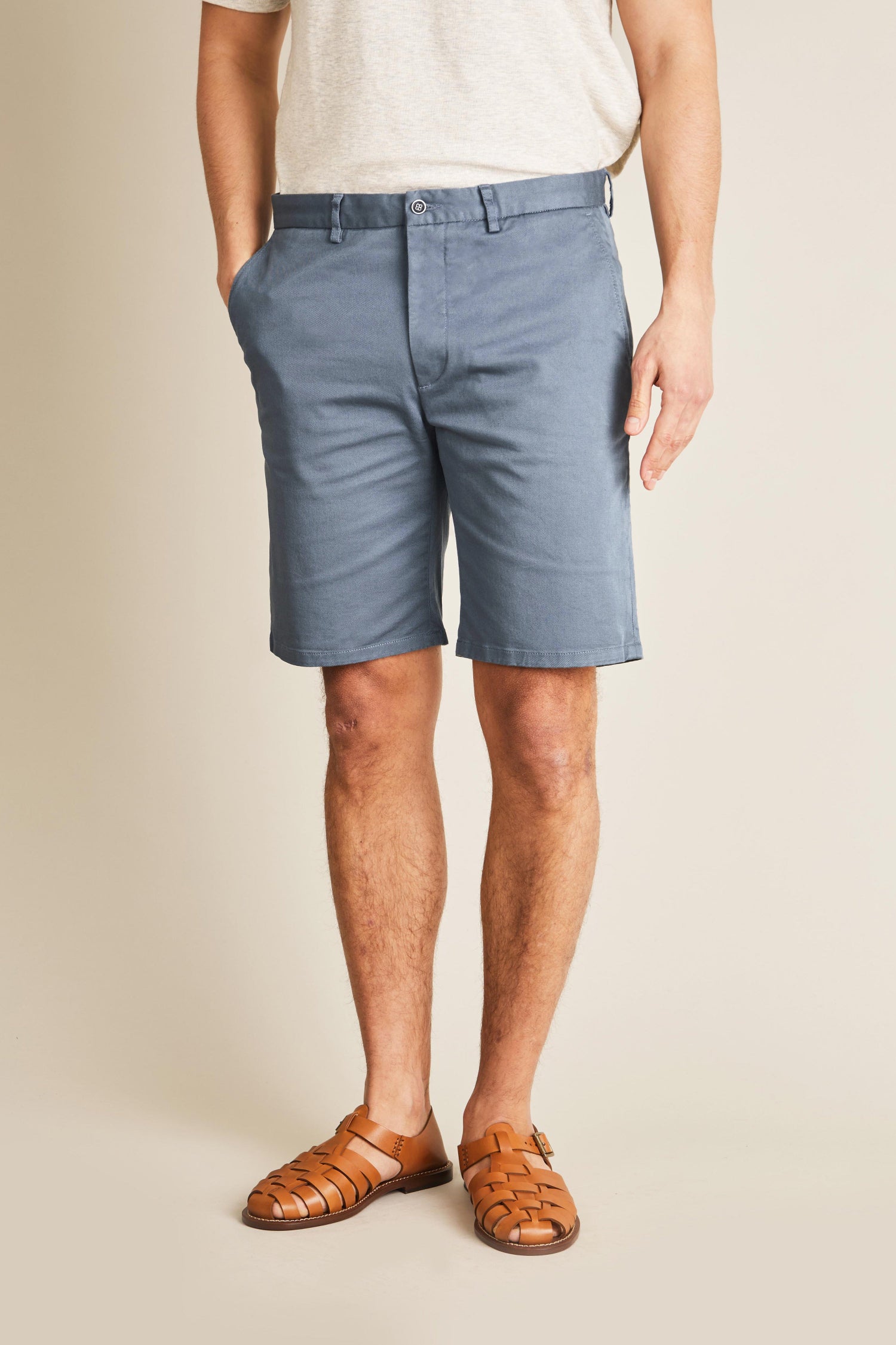 le-pantalon-bermudas-fm-lpb-13-bermuda-bleu-jasmin-coton image 1